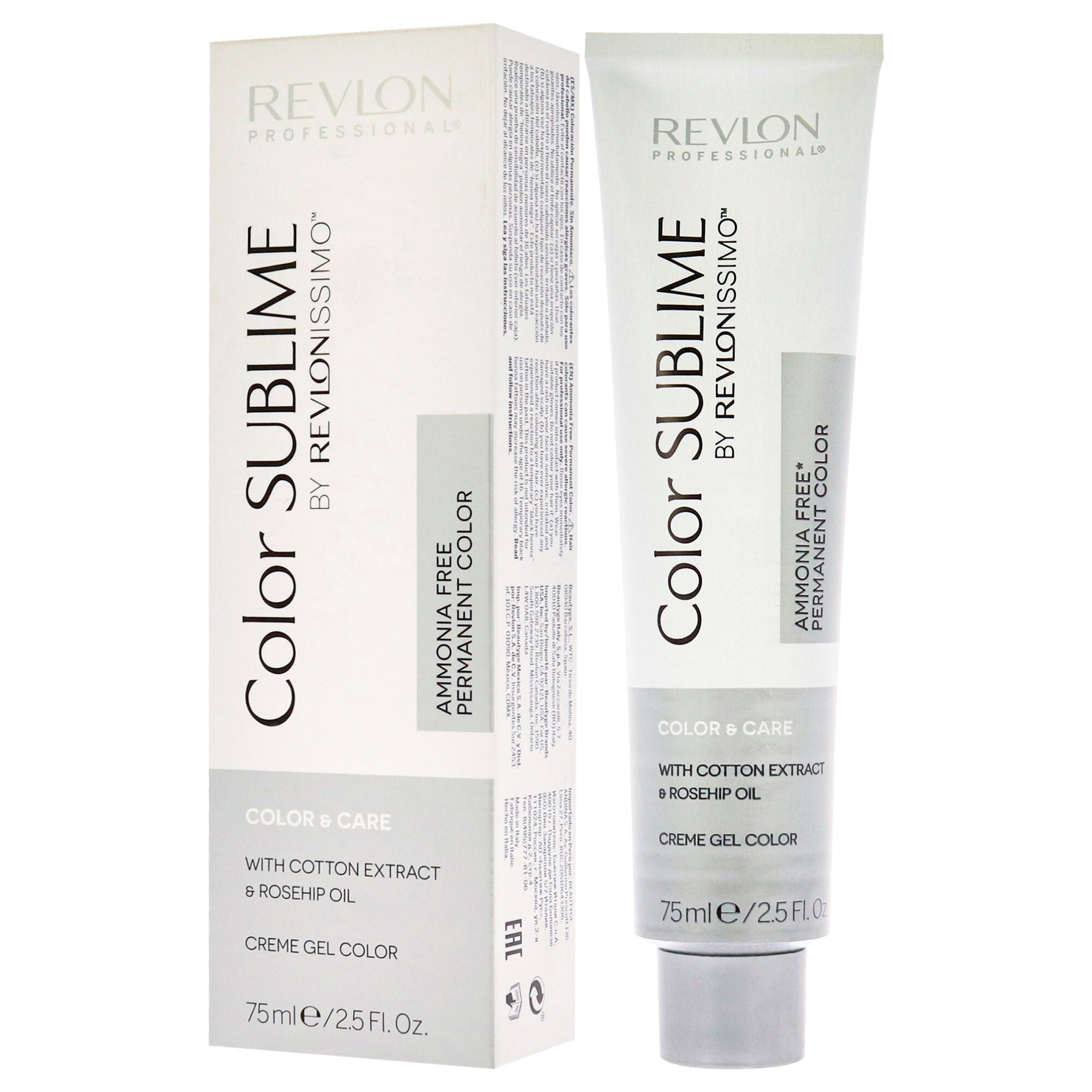 Revlonissimo Color Sublime - 7.4 Medium Copper Blonde by Revlon for Unisex - 2.5 oz Hair Color, See Description, alternate image number 2