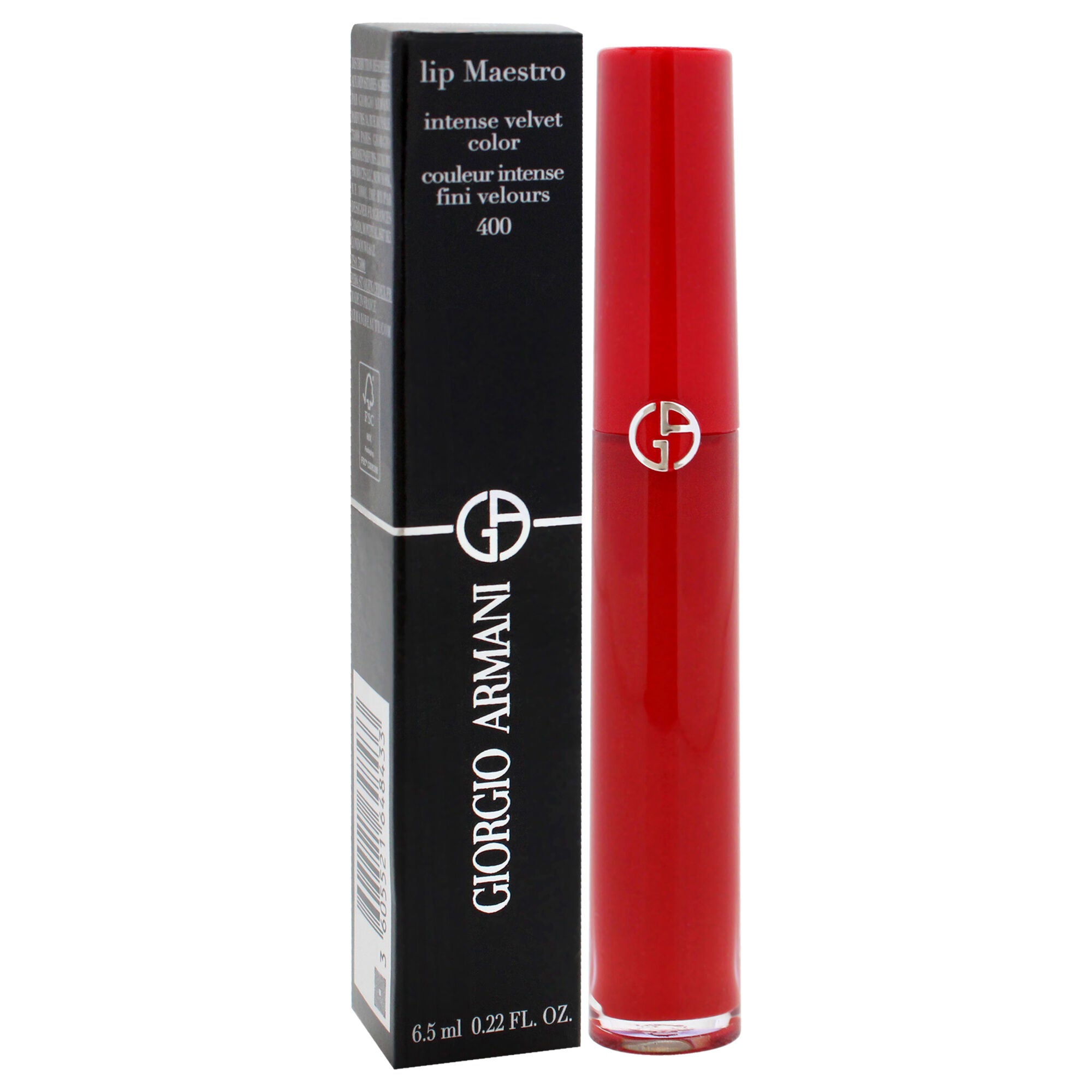 Lip Maestro Intense Velvet Color - 400 The Red by Giorgio Armani for Women - 0.22 oz Lipstick, See Description, alternate image number 1