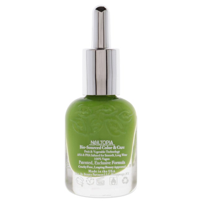 Bio-Sourced Chip Free Nail Lacquer - Green Goddess by Nailtopia for Women - 0.41 oz Nail Polish, See Description, alternate image number 2