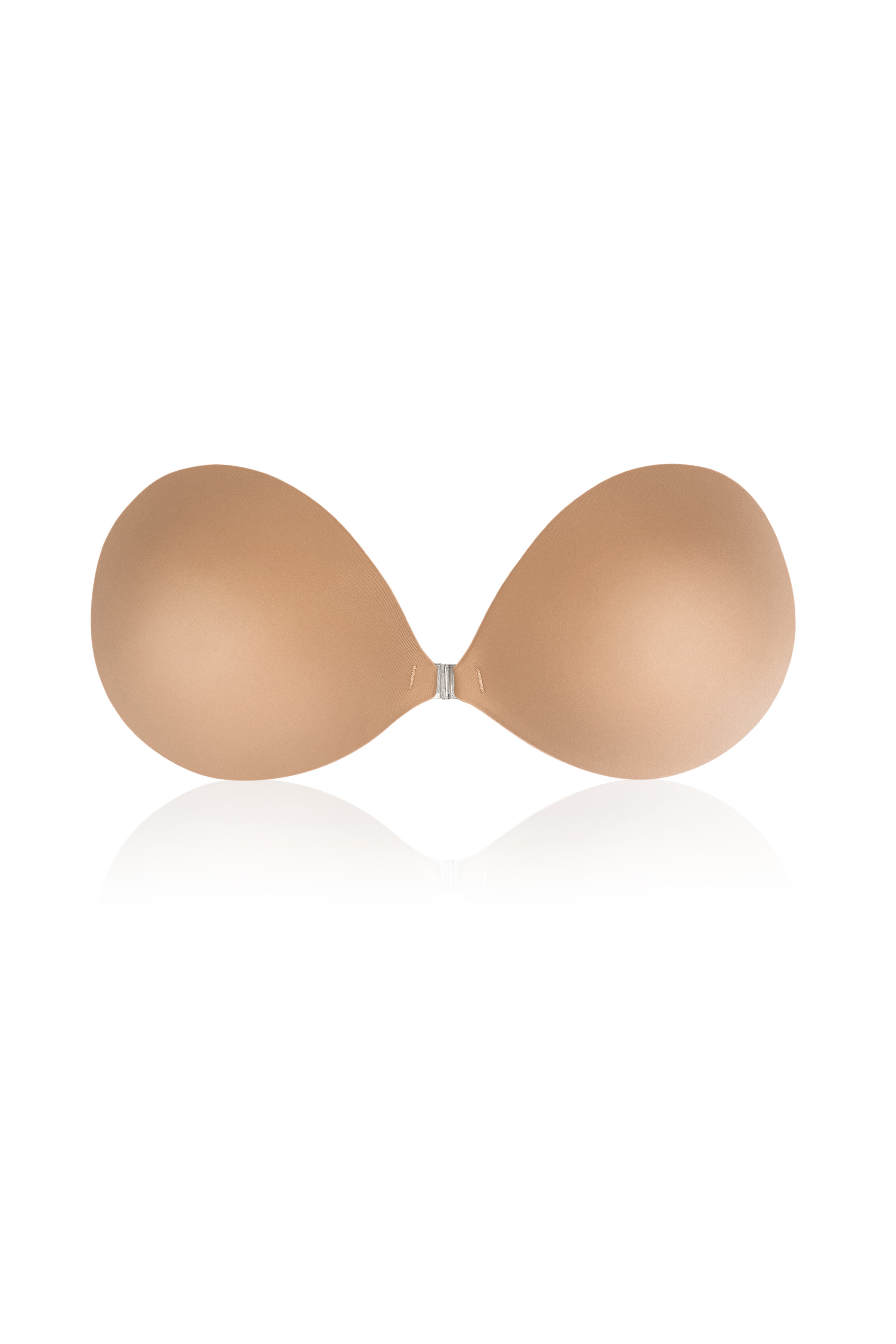 Lightly Padded Luxe Adhesive Fabric Bra, No 5 Soft Tan / Tan, alternate image number 2