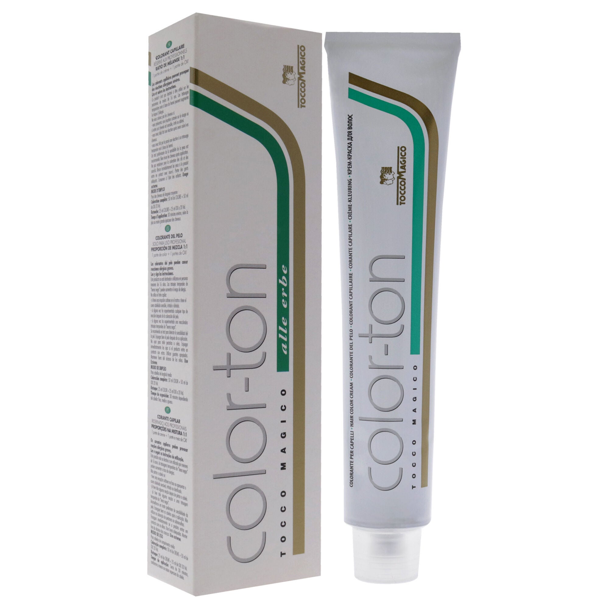 Color-Ton Permanent Hair Color - 4FM-4.05 Deep Brown by Tocco Magico for Unisex - 3.38 oz Hair Color, See Description, alternate image number 1