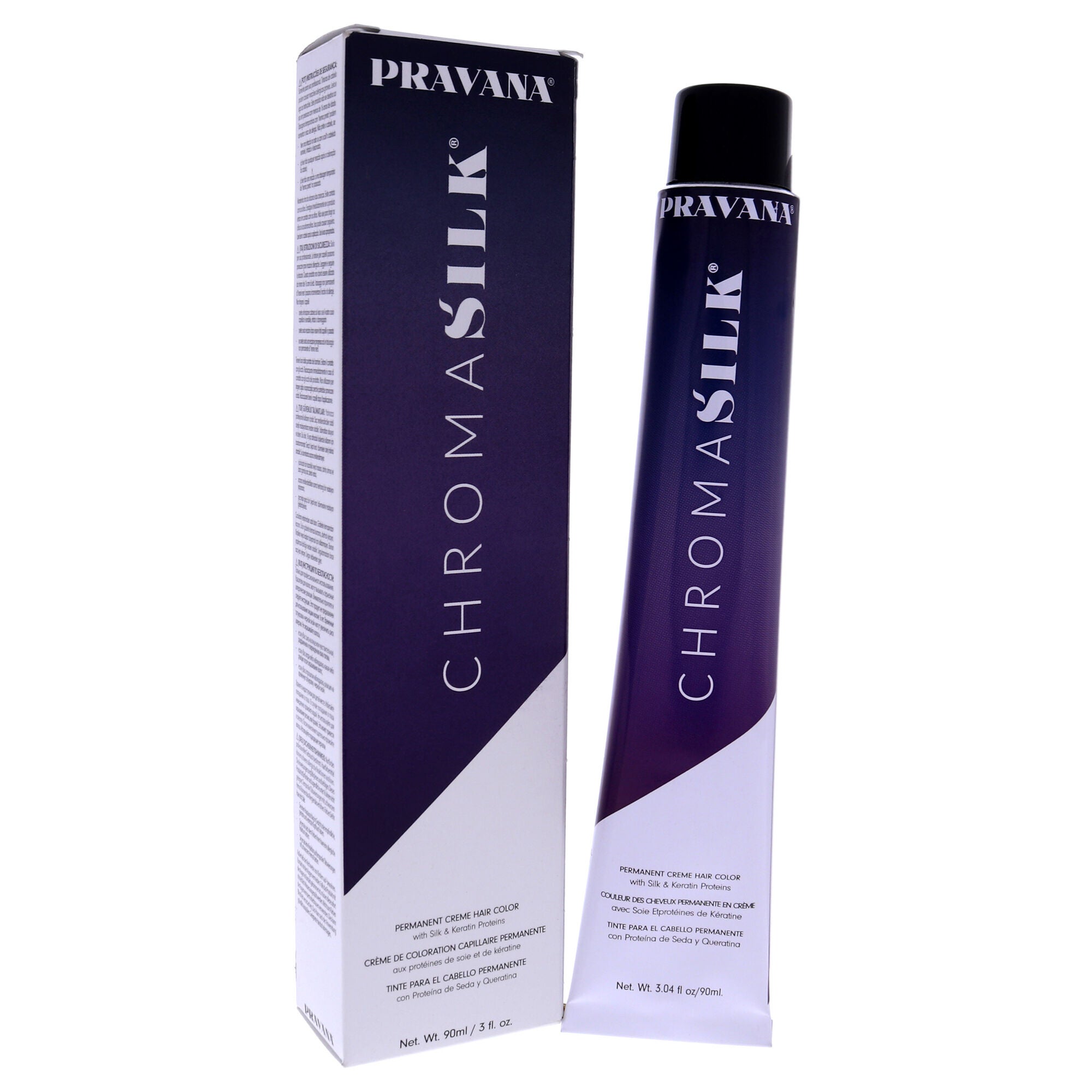 ChromaSilk Creme Hair Color - 7.7 Light Violet Blonde by Pravana for Unisex - 3 oz Hair Color, , alternate image number 6