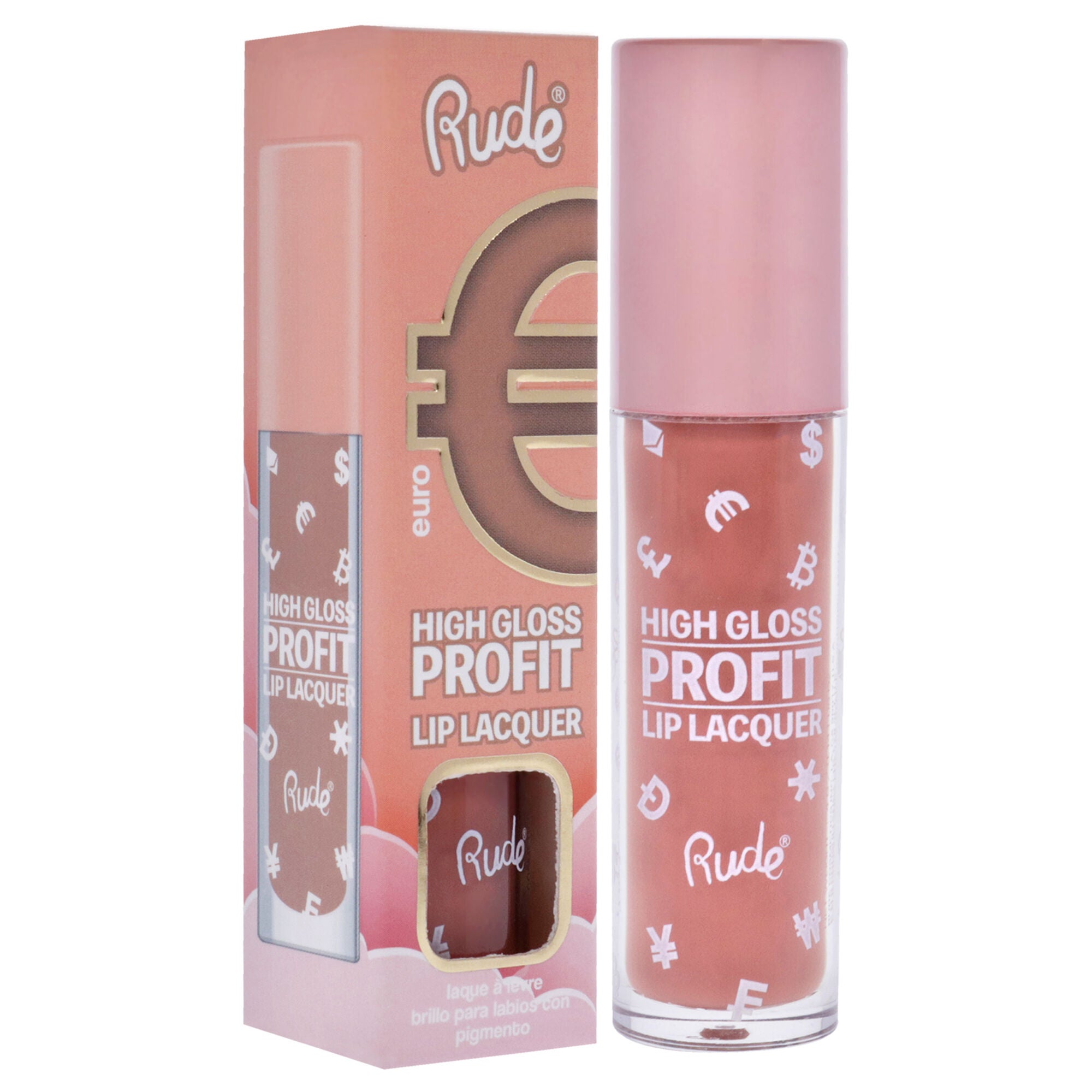 High Gloss Profit Lip Lacquer - Euro by Rude Cosmetics for Women - 0.141 oz Lip Gloss, See Description, alternate image number 1