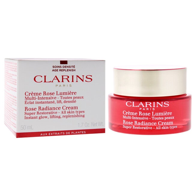 Rose Radiance Cream Super Restorative by Clarins for Unisex - 1.7 oz Cream, See Description, alternate image number 4