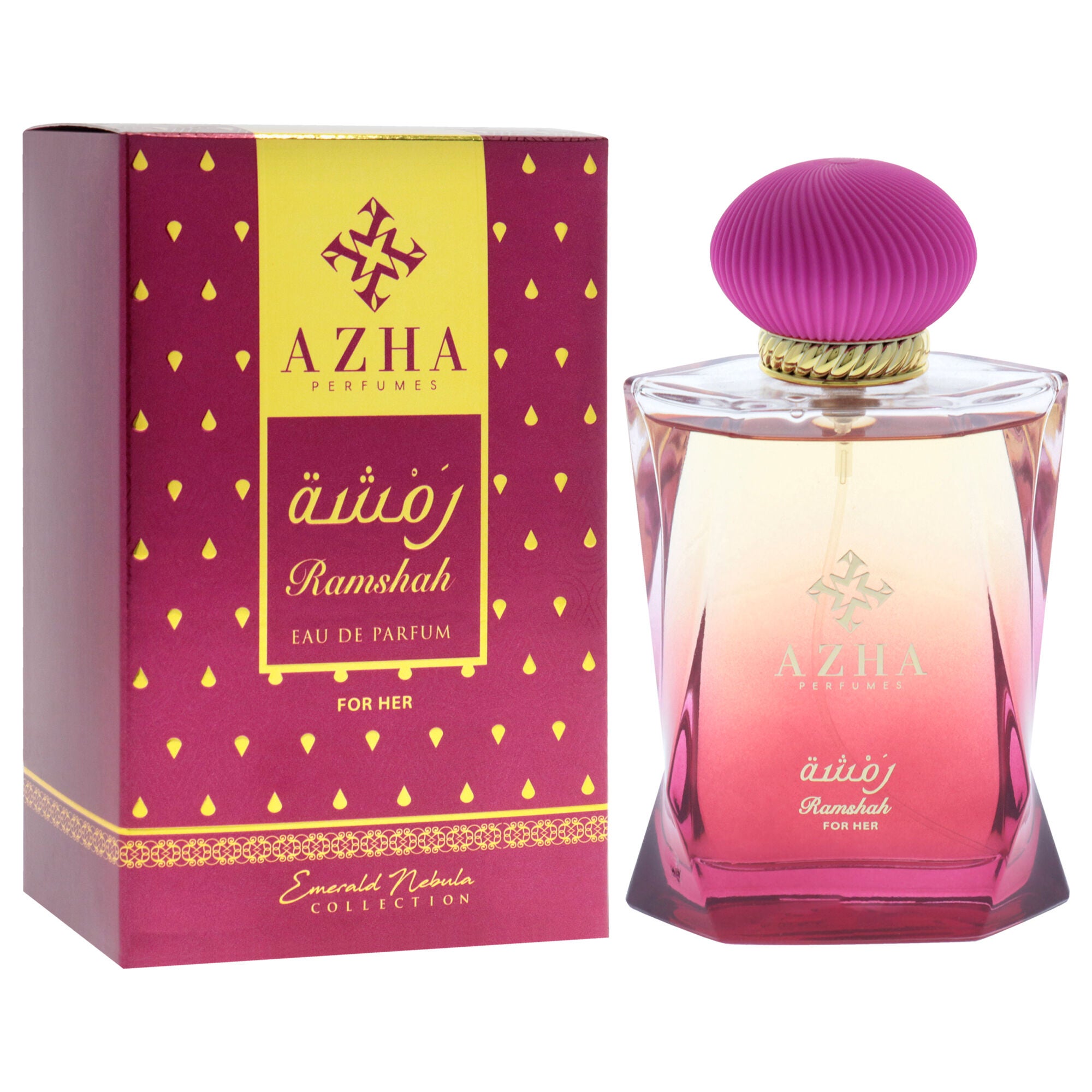 Emerald Nebula Collection - Ramshah by Azha for Women - 3.3 oz EDP Spray, Clear, alternate image number 2