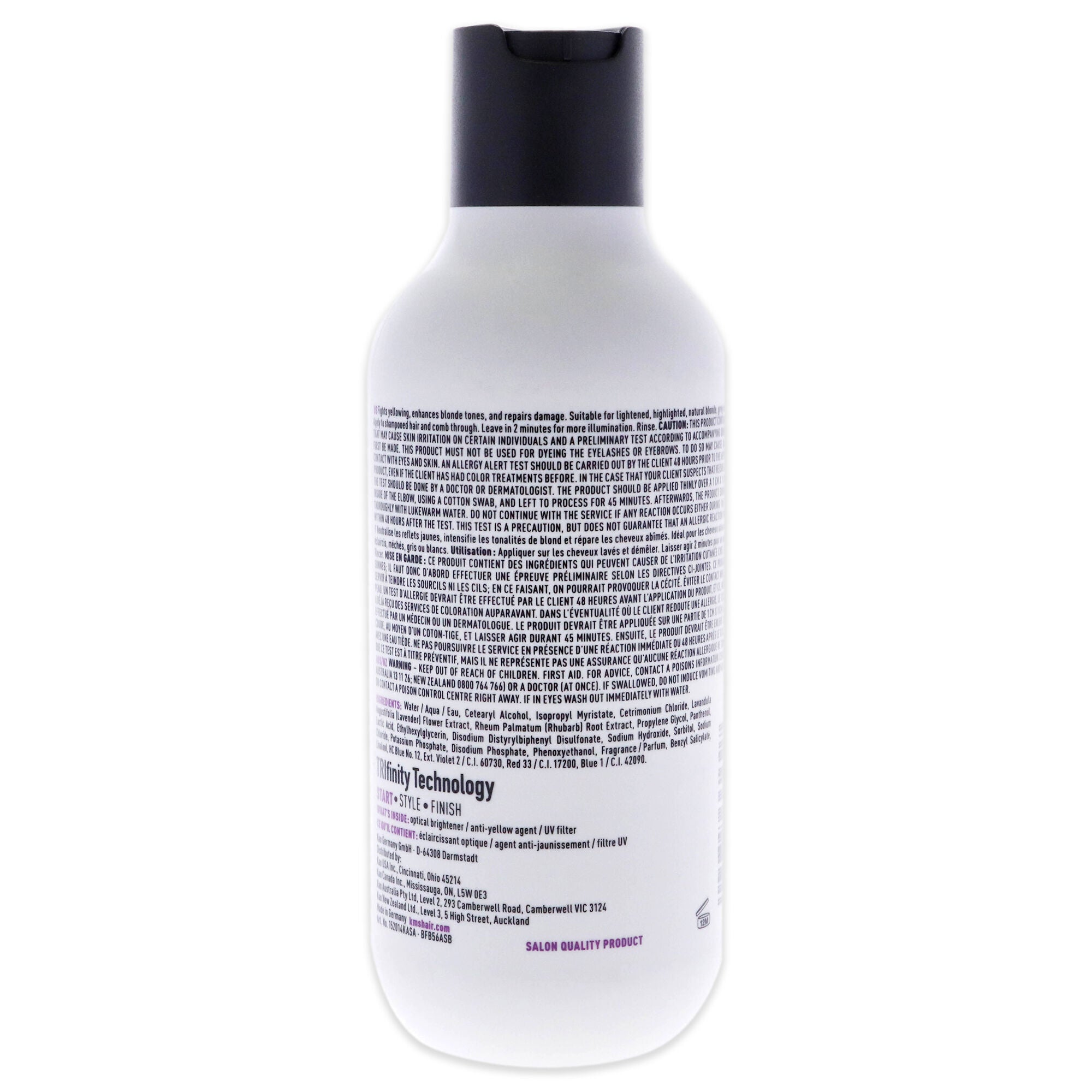 Color Vitality Blonde Conditioner by KMS for Unisex - 8.5 oz Conditioner, Royal Blue, alternate image number 2
