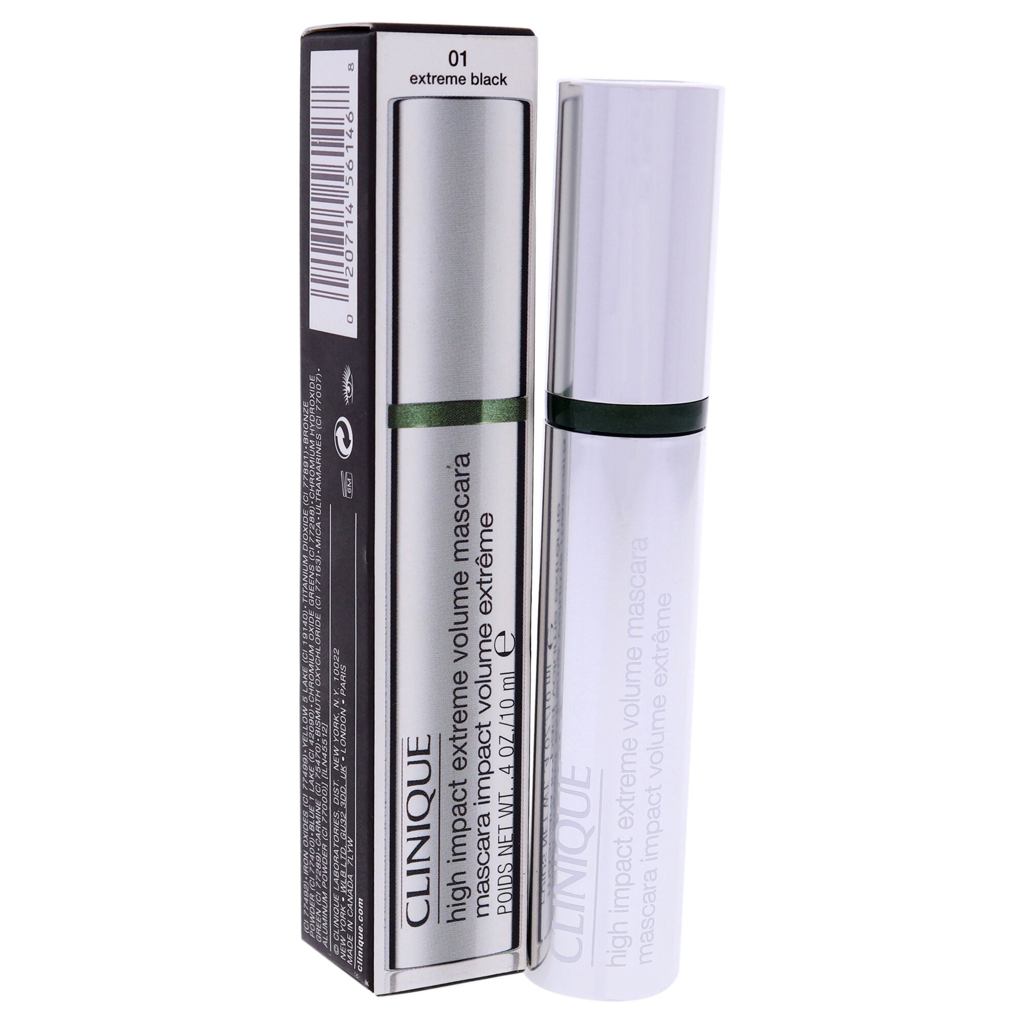 High Impact Extreme Volume Mascara - 01 Extreme Black by Clinique for Women - 0.4 oz Mascara, , alternate image number 7