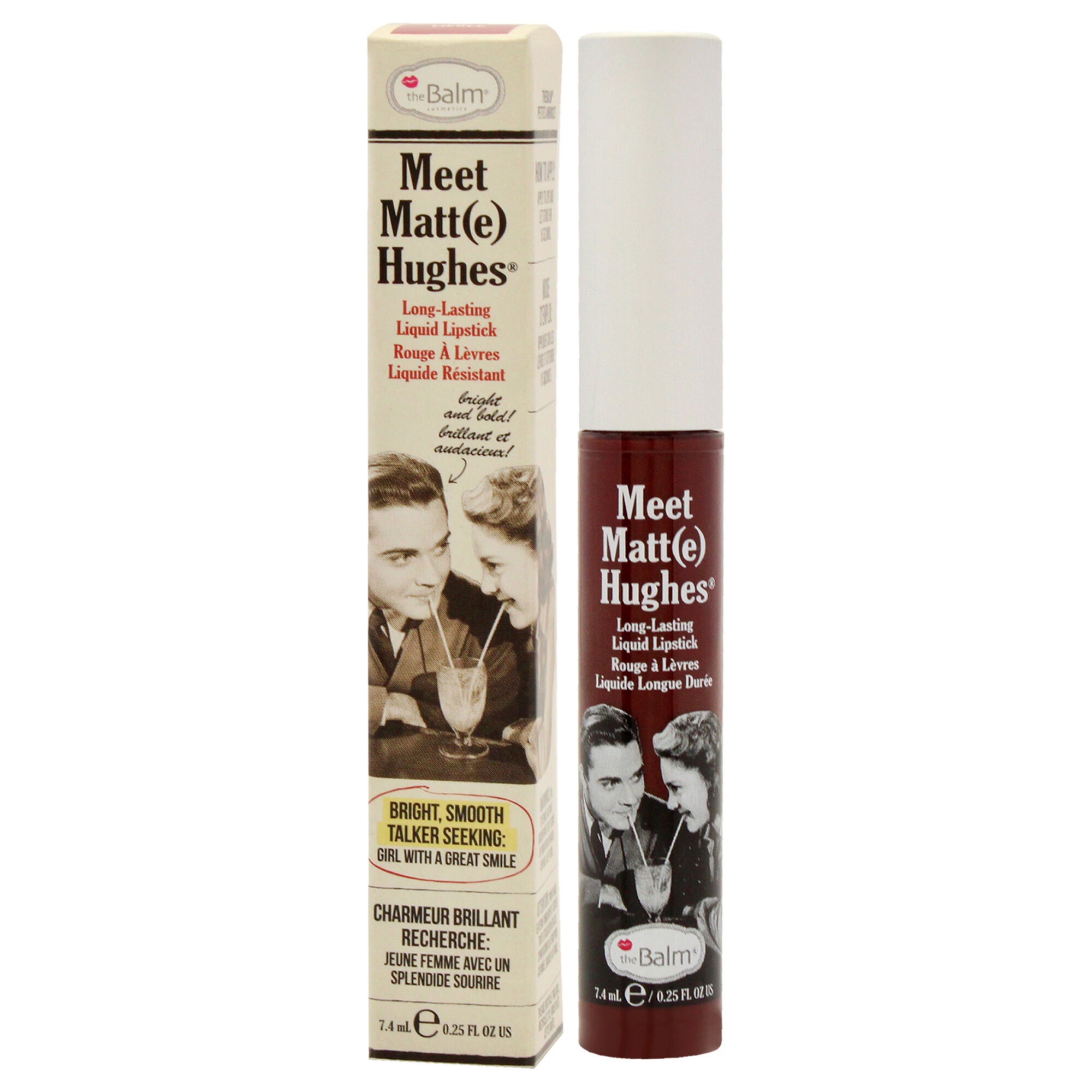 Meet Matte Hughes Long Lasting Liquid Lipstick - Fierce by the Balm for Women - 0.25 oz Lipstick, Brown, alternate image number 2