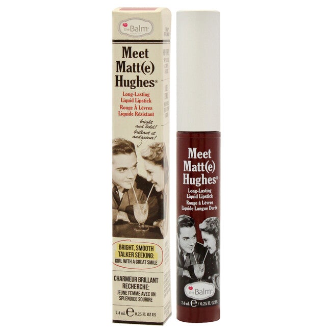 Meet Matte Hughes Long Lasting Liquid Lipstick - Fierce by the Balm for Women - 0.25 oz Lipstick, Brown, alternate image number 2