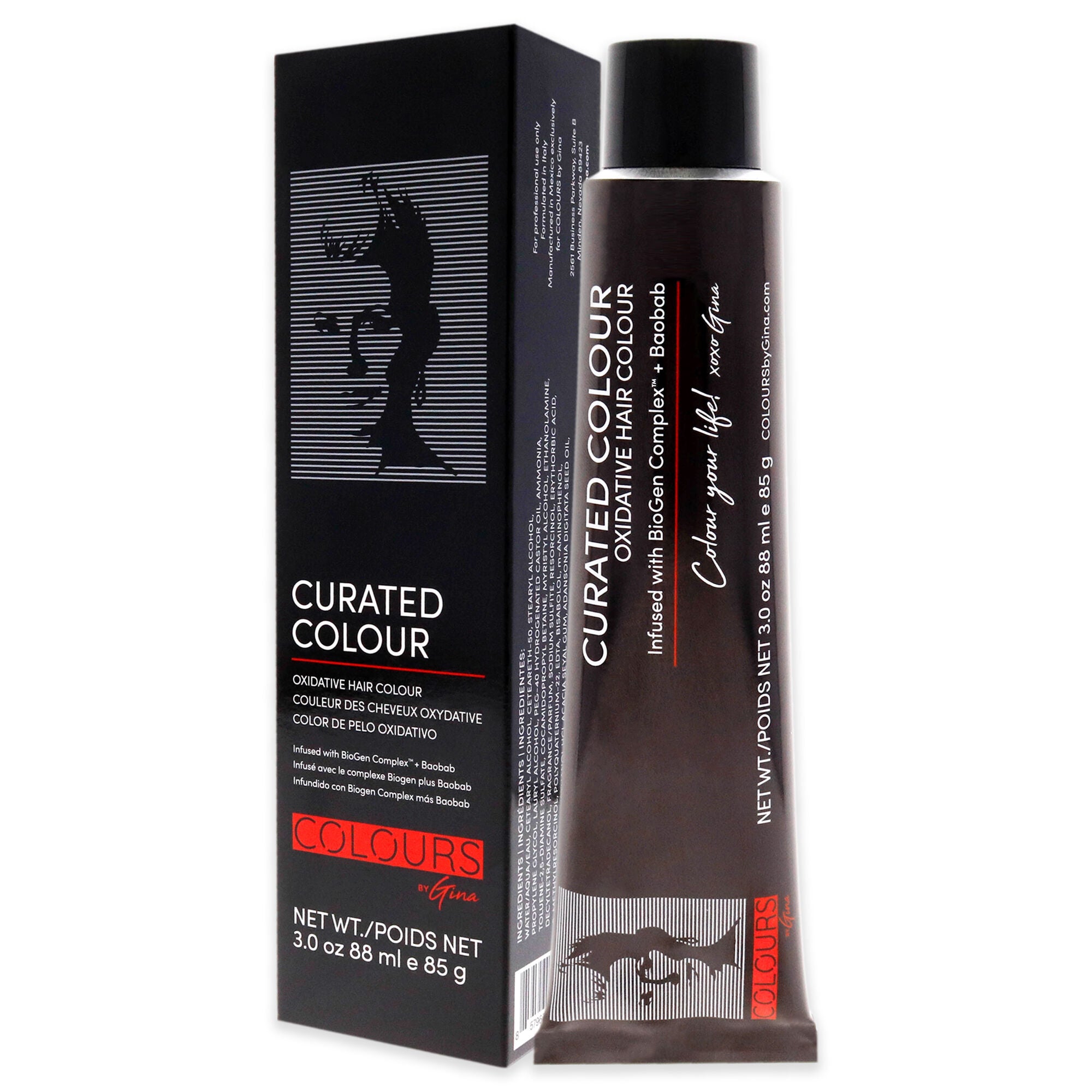 Curated Colour - 6.0-6N Dark Natural Blonde by Colours By Gina for Unisex - 3 oz Hair Color, See Description, alternate image number 3