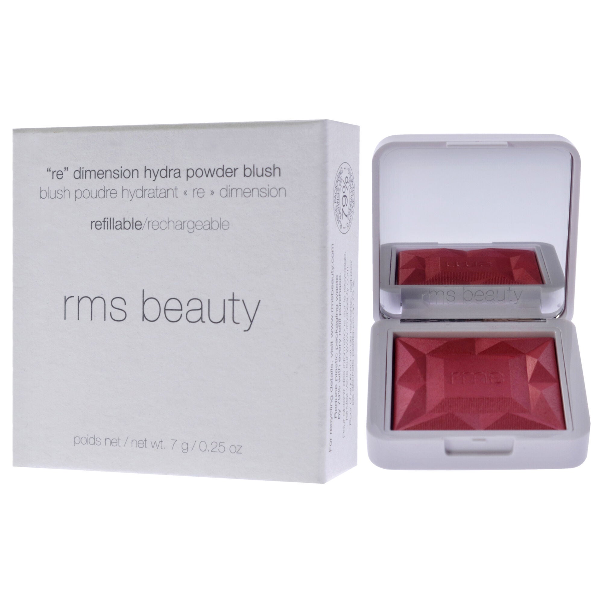 ReDimension Hydra Powder Blush - Pomegranate Frzz by RMS Beauty for Women - 0.25 oz Blush, , alternate image number 7