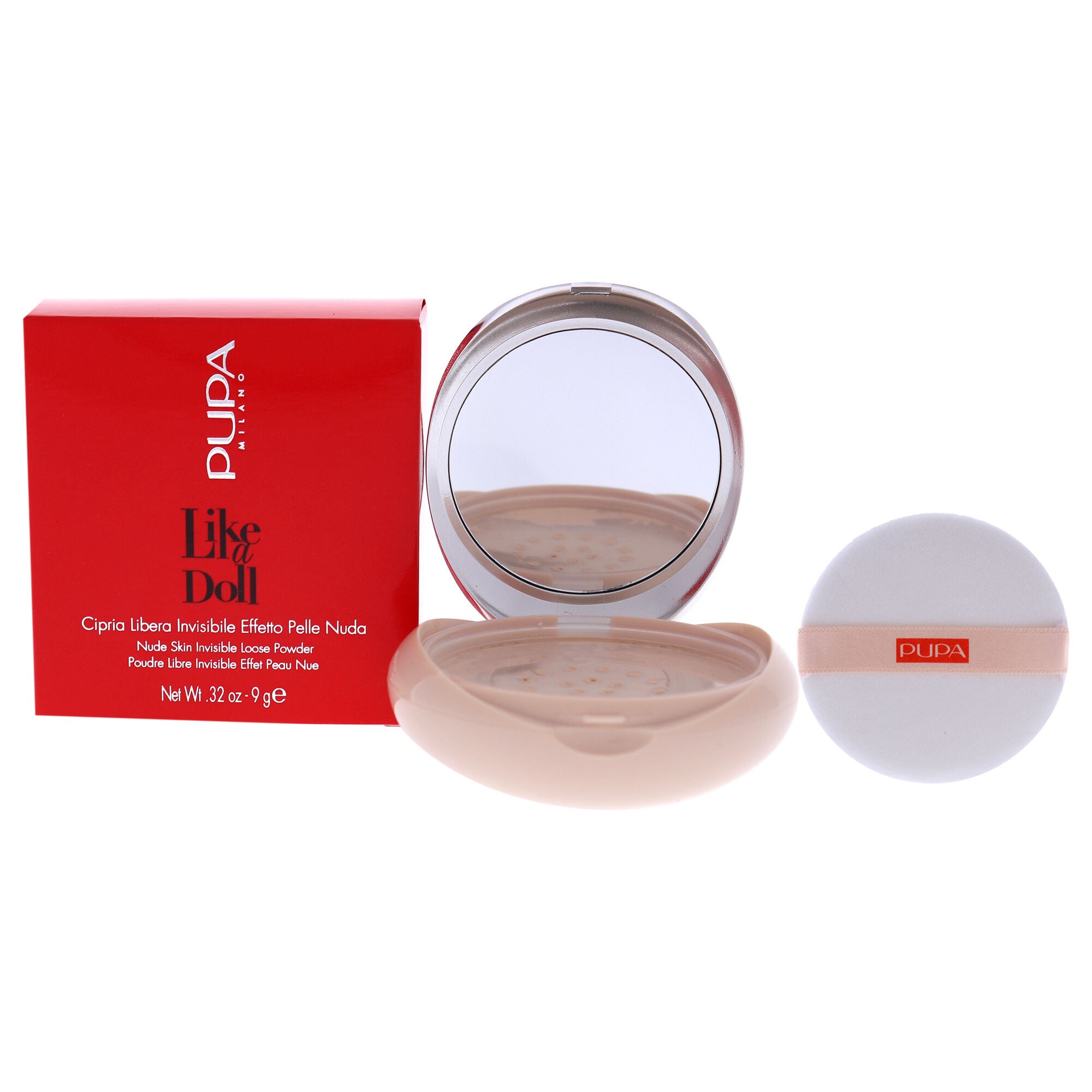 Like a Doll Invisible Loose Powder - 001 Light Beige by Pupa Milano for Women - 0.32 oz Powder, See Description, hi-res image number 0