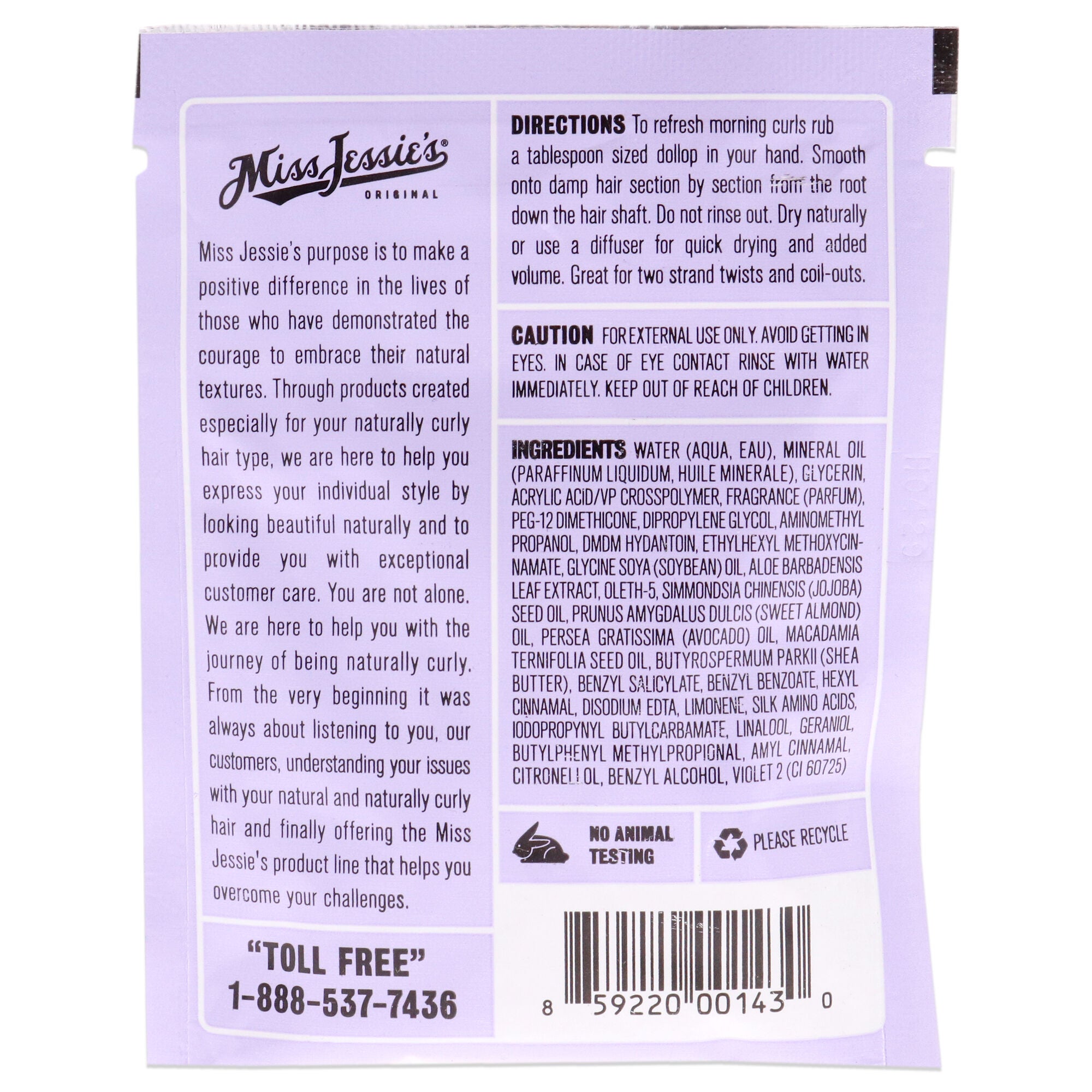 Curly Pudding by Miss Jessies for Unisex - 1 oz Cream, See Description, alternate image number 2