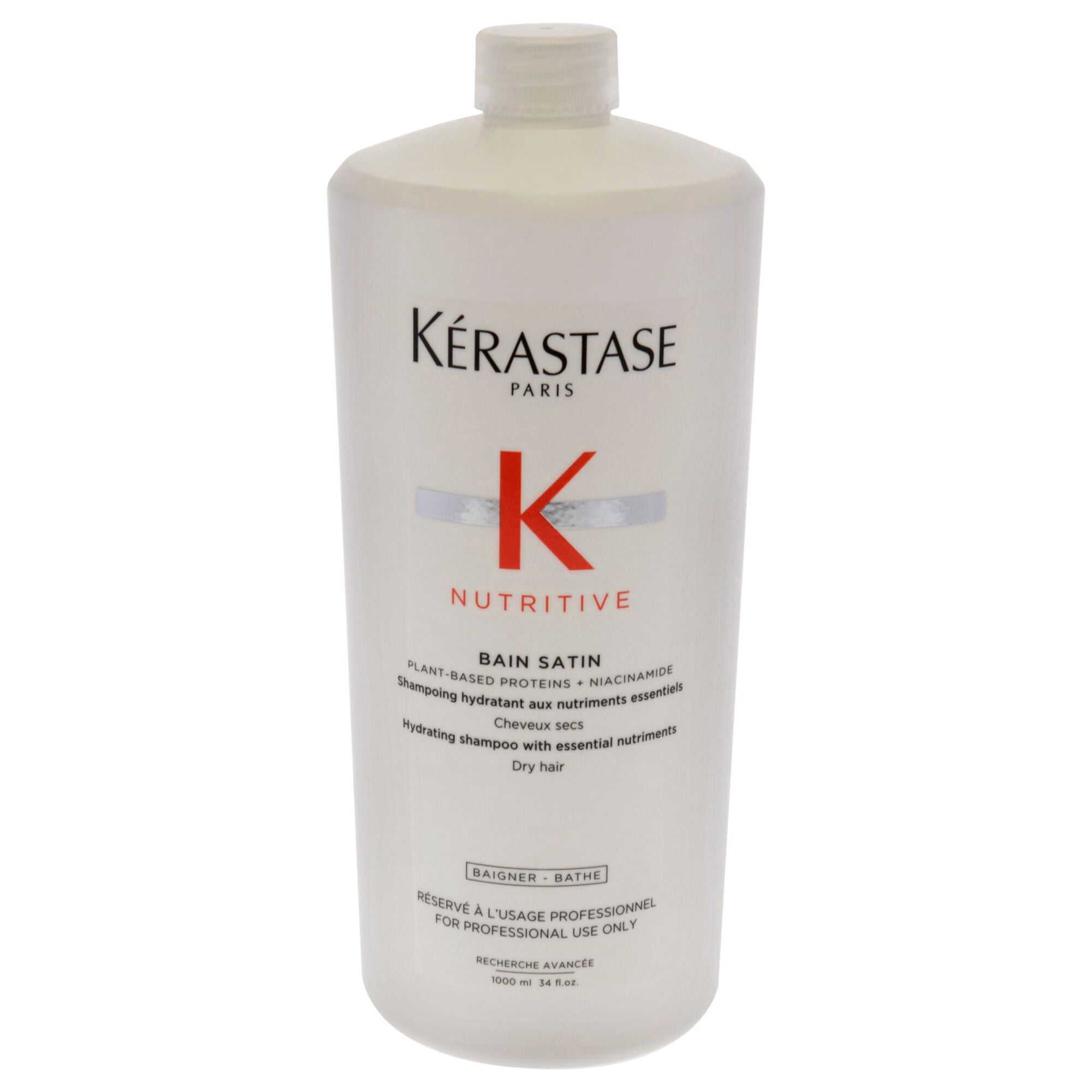Nutritive Bain Satin 1 Shampoo by Kerastase for Unisex - 34 oz Shampoo, See Description, hi-res image number 0