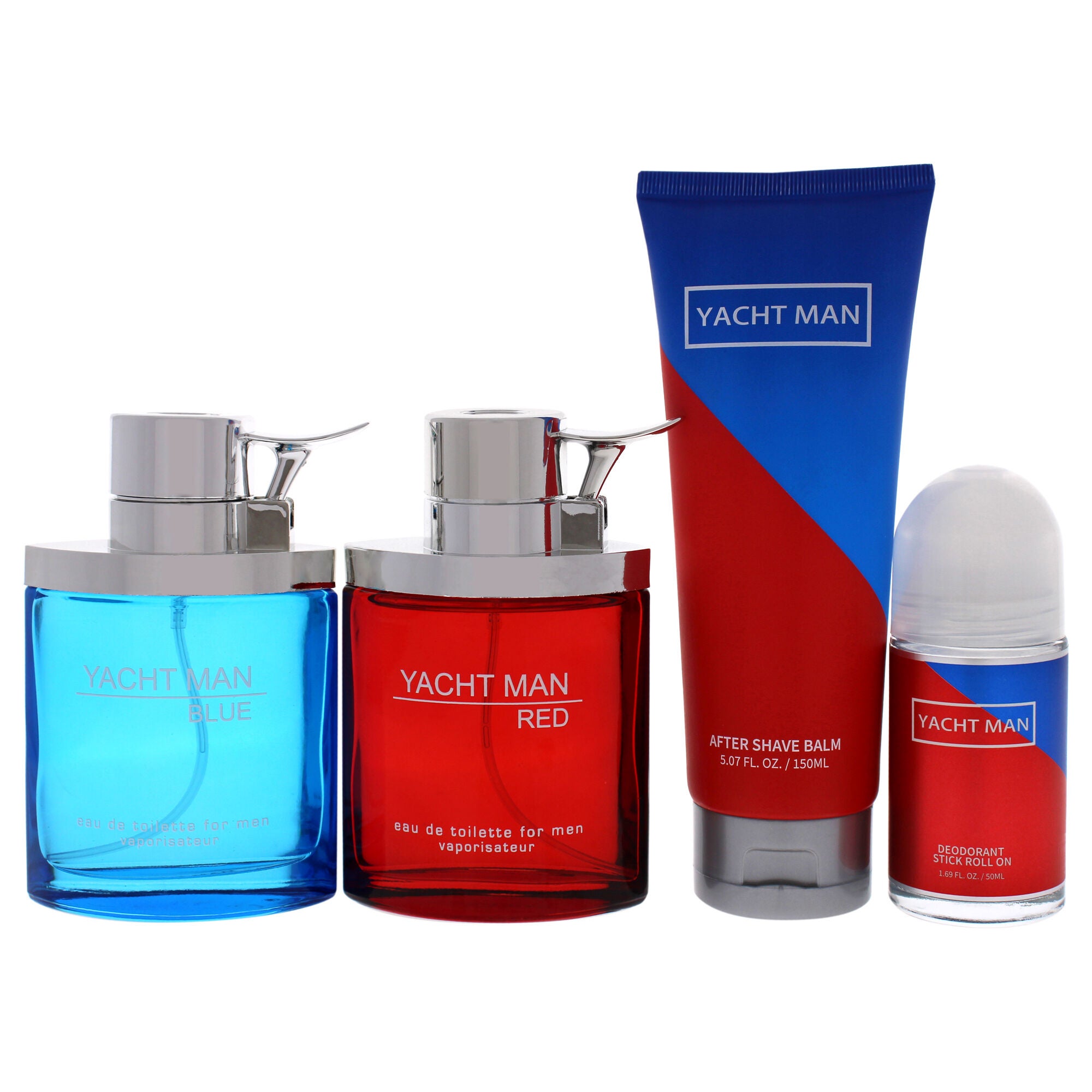 Yacht Man Blue and Yacht Man Red by Myrurgia for Men - 4 Pc Gift Set, , alternate image number 4