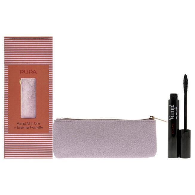 Vamp! All In One Mascara Set by Pupa Milano for Women - 2 Pc 0.30 oz Vamp! All In One Mascara -101 Extra Black, Bag, See Description, hi-res image number 0