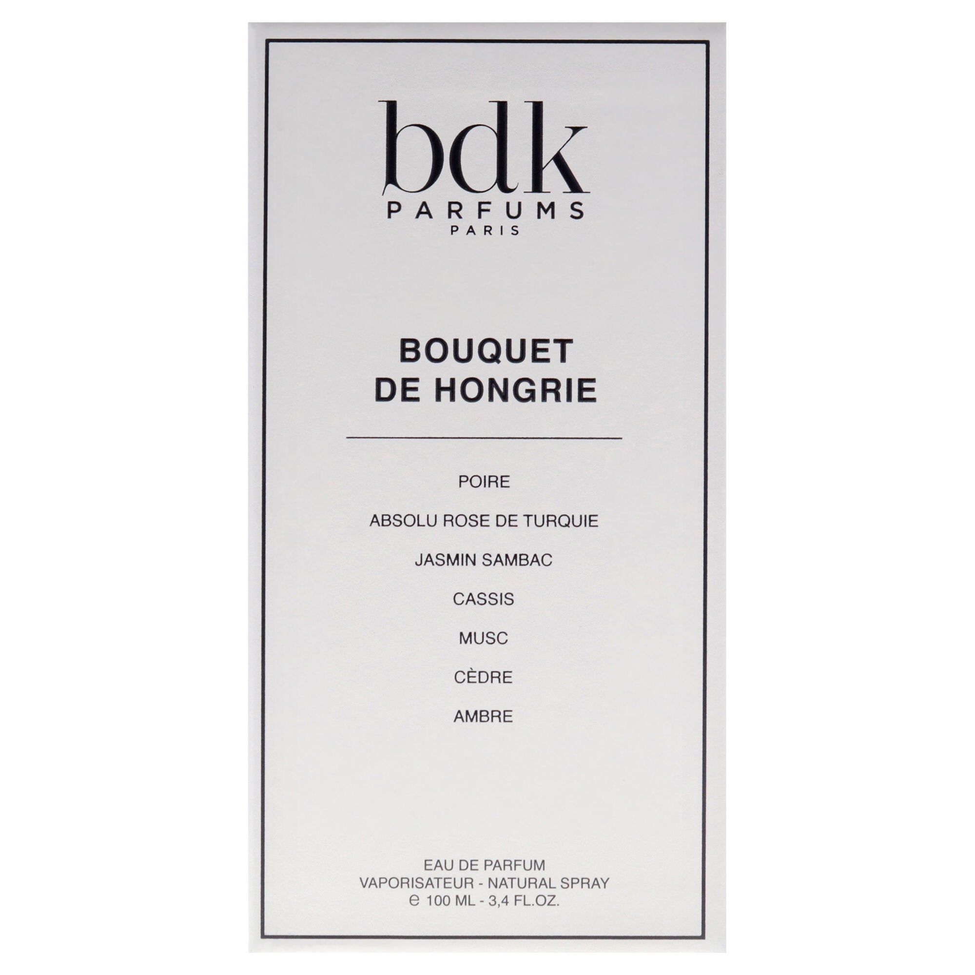 Bouquet De Hongrie by BDK Parfums for Women - 3.4 oz EDP Spray, Clear, alternate image number 4