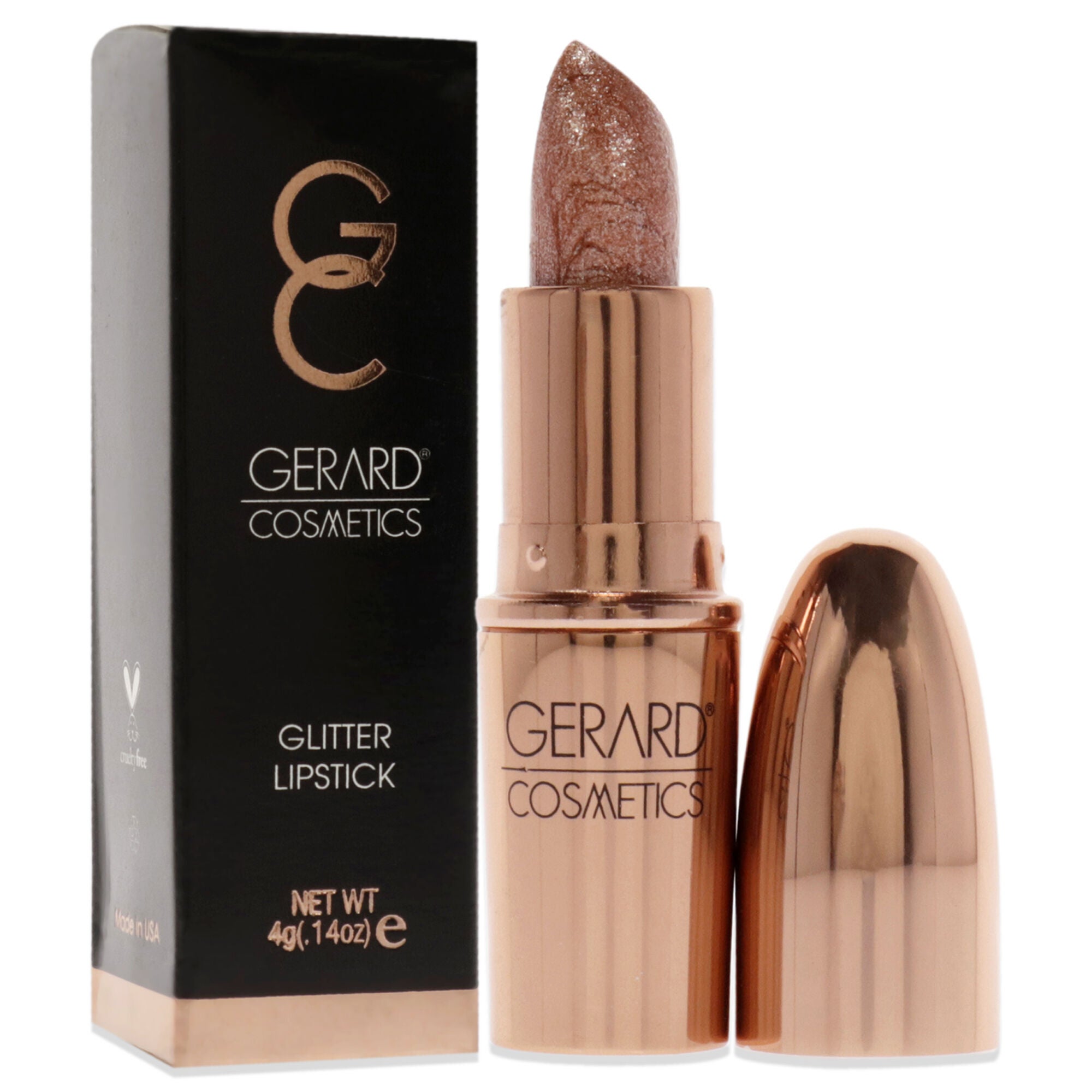 Glitter Lipstick - Hollywood Blvd by Gerard Cosmetic for Women - 0.14 oz Lipstick, See Description, alternate image number 1
