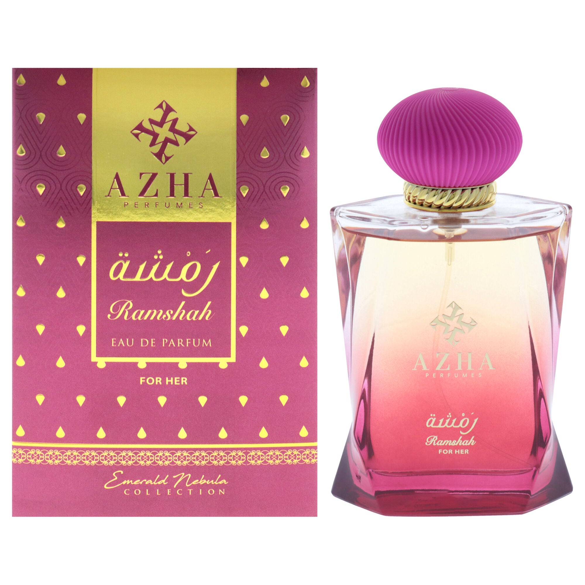 Emerald Nebula Collection - Ramshah by Azha for Women - 3.3 oz EDP Spray, Clear, hi-res image number 0