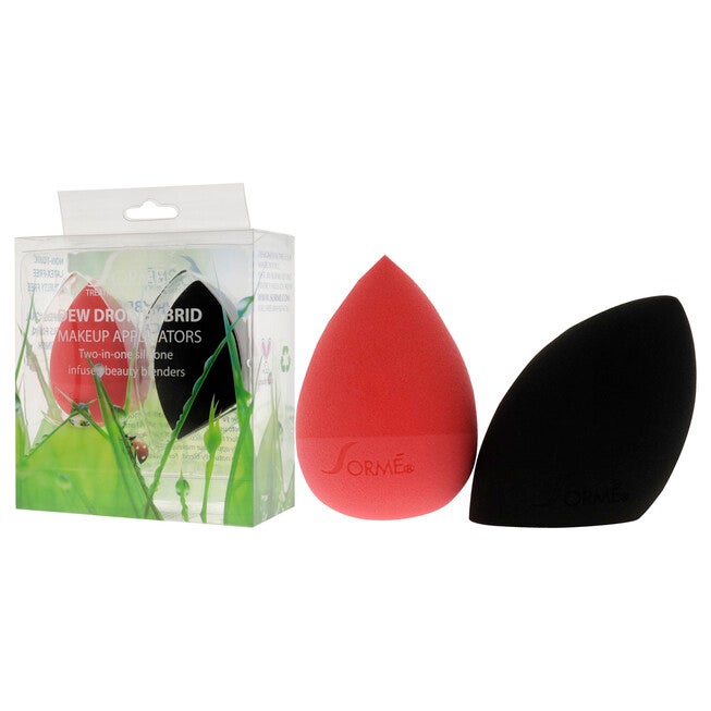 Dew Drop Hybrid Silicone Infused Blender by Sorme Cosmetics for Women - 2 Pc Sponge, See Description, alternate image number 3