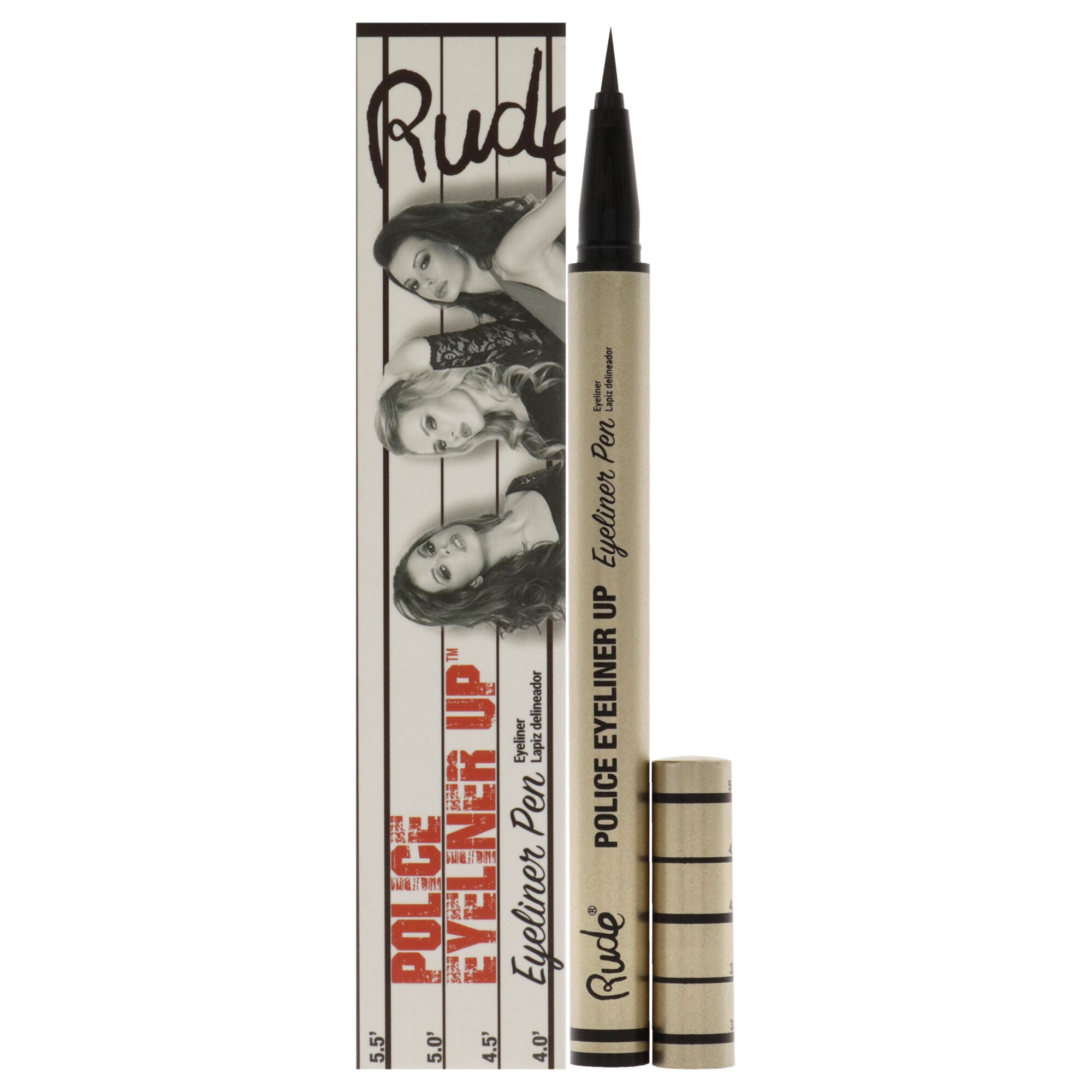 Police Eyeliner Up Eyeliner Pen - Big House by Rude Cosmetics for Women - 0.017 oz Eyeliner, See Description, hi-res image number 0