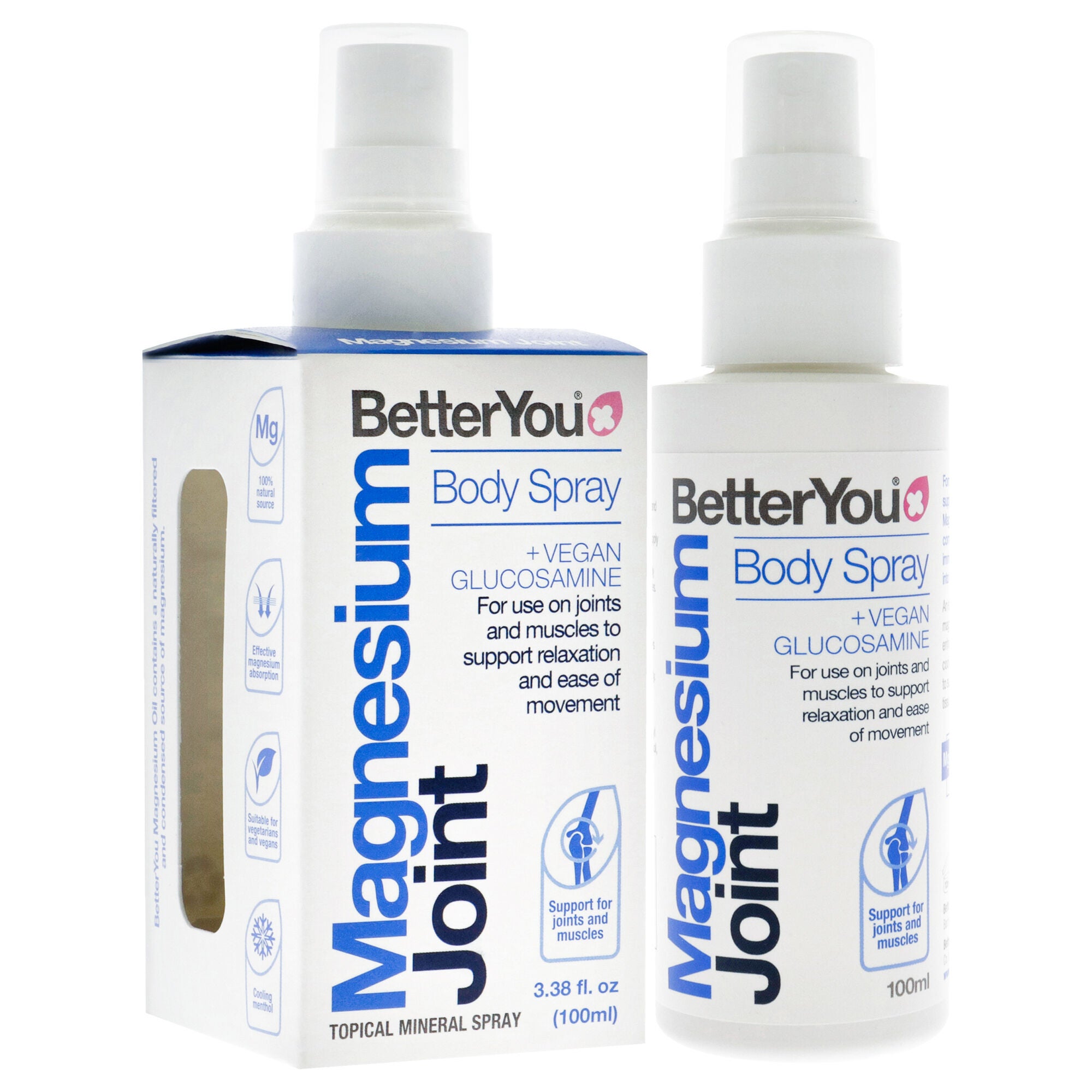 Magnesium Joint Body Spray by BetterYou for Unisex - 3.38 oz Body Spray, , alternate image number 6