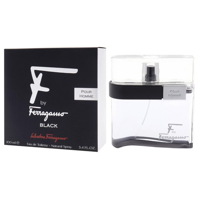 F Black by Salvatore Ferragamo for Men - 3.4 oz EDT Spray, See Description, alternate image number 3