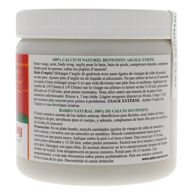 Indian Healing Clay by Aztec Secret for Unisex - 16 oz Clay, , alternate image number null