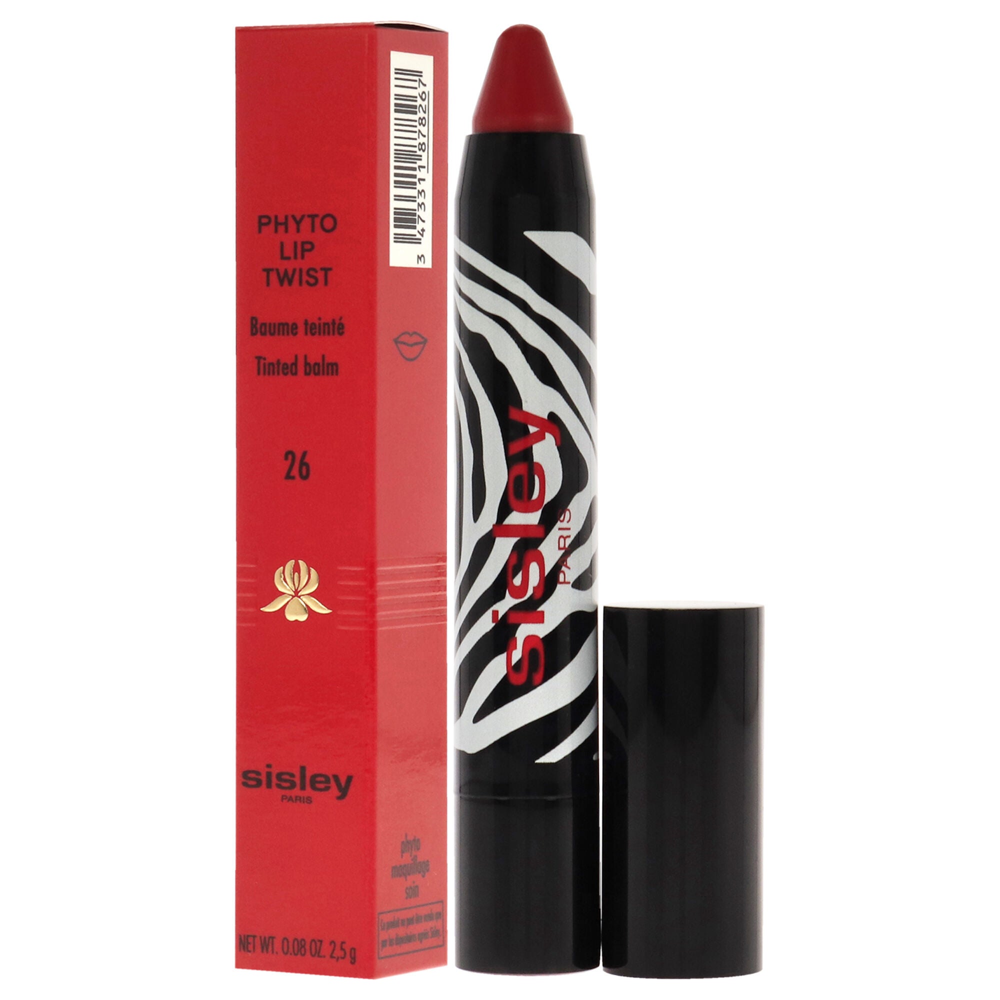 Phyto Lip Twist - 26 True Red by Sisley for Women - 0.08 oz Lipstick, See Description, alternate image number 3