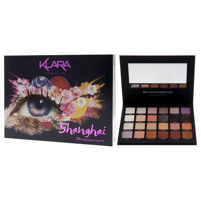 24 Eyeshadow Palette - Shanghai by Klara for Women - 1.68 oz Eye Shadow, Multi, alternate image number 4