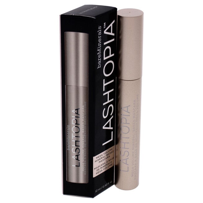 Lashtopia Mega Volume Mineral Based Mascara - Ultimate Black by bareMinerals for Women - 0.4 oz Mascara, NA, alternate image number null