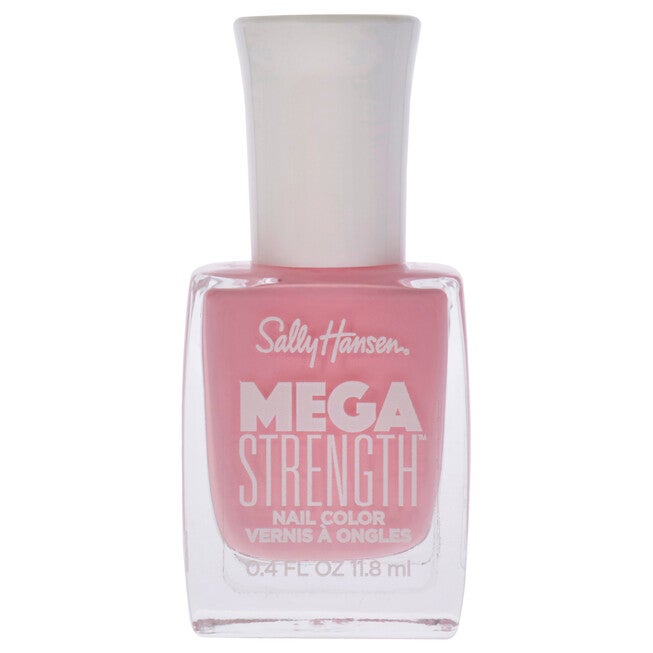Mega Strength Nail Color - 024 Pink Like A Girl by Sally Hansen for Women - 0.4 oz Nail Polish, See Description, hi-res image number 0
