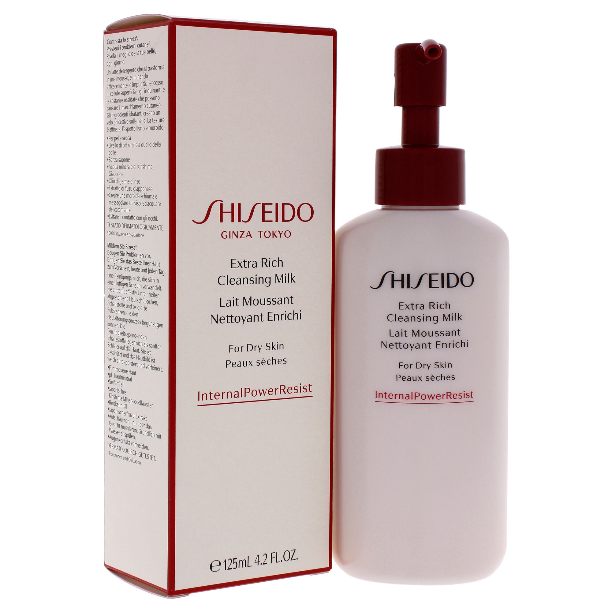Extra Rich Cleansing Milk by Shiseido for Women - 4.2 oz Cleanser, See Description, alternate image number 2