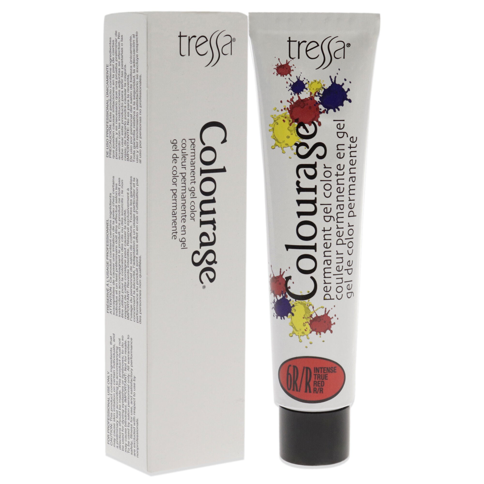 Colourage Permanent Gel Color - 6RR Intense True Red by Tressa for Unisex - 2 oz Hair Color, See Description, alternate image number 1
