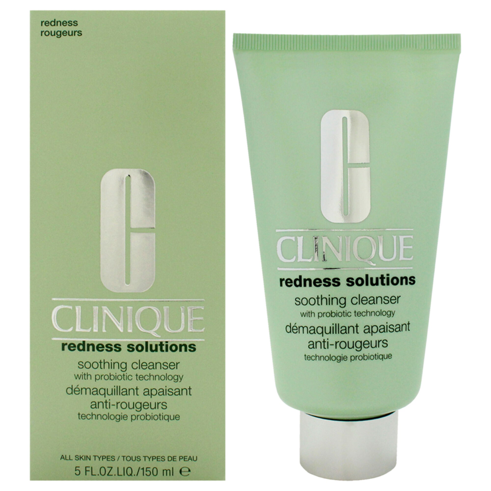 Redness Solutions Soothing Cleanser - All Skin Types by Clinique for Unisex - 5 oz Cleanser, See Description, hi-res image number 0