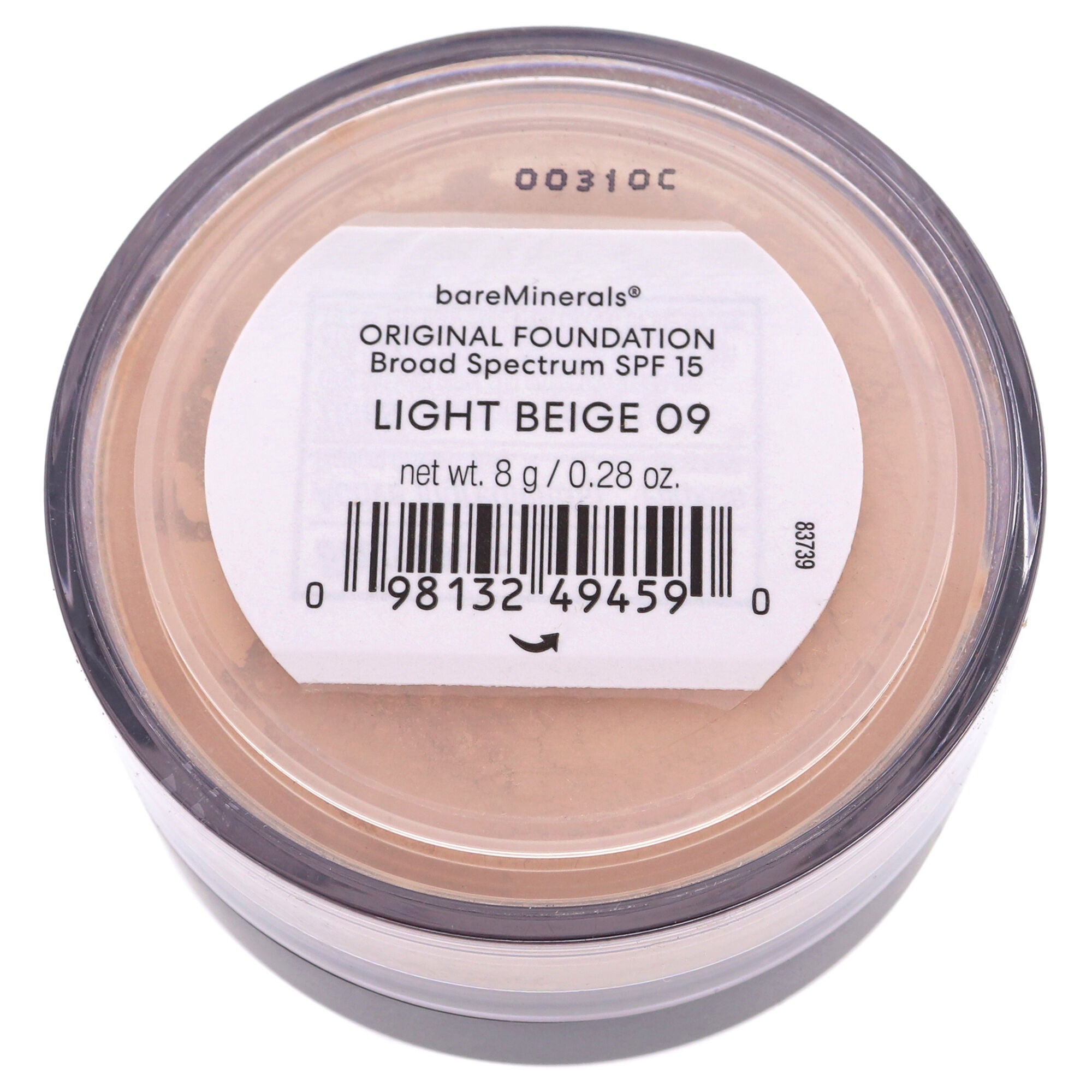 Original Foundation SPF 15 - 09 Light Beige by bareMinerals for Women - 0.28 oz Foundation, , alternate image number 2