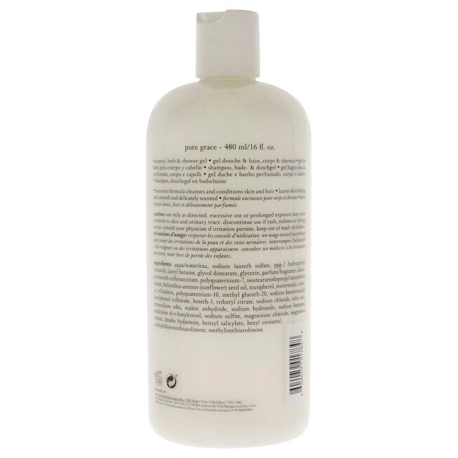 "Pure Grace Shampoo, Bath Shower Gel by Philosophy for Unisex - 16 oz Shower Gel", See Description, alternate image number 2