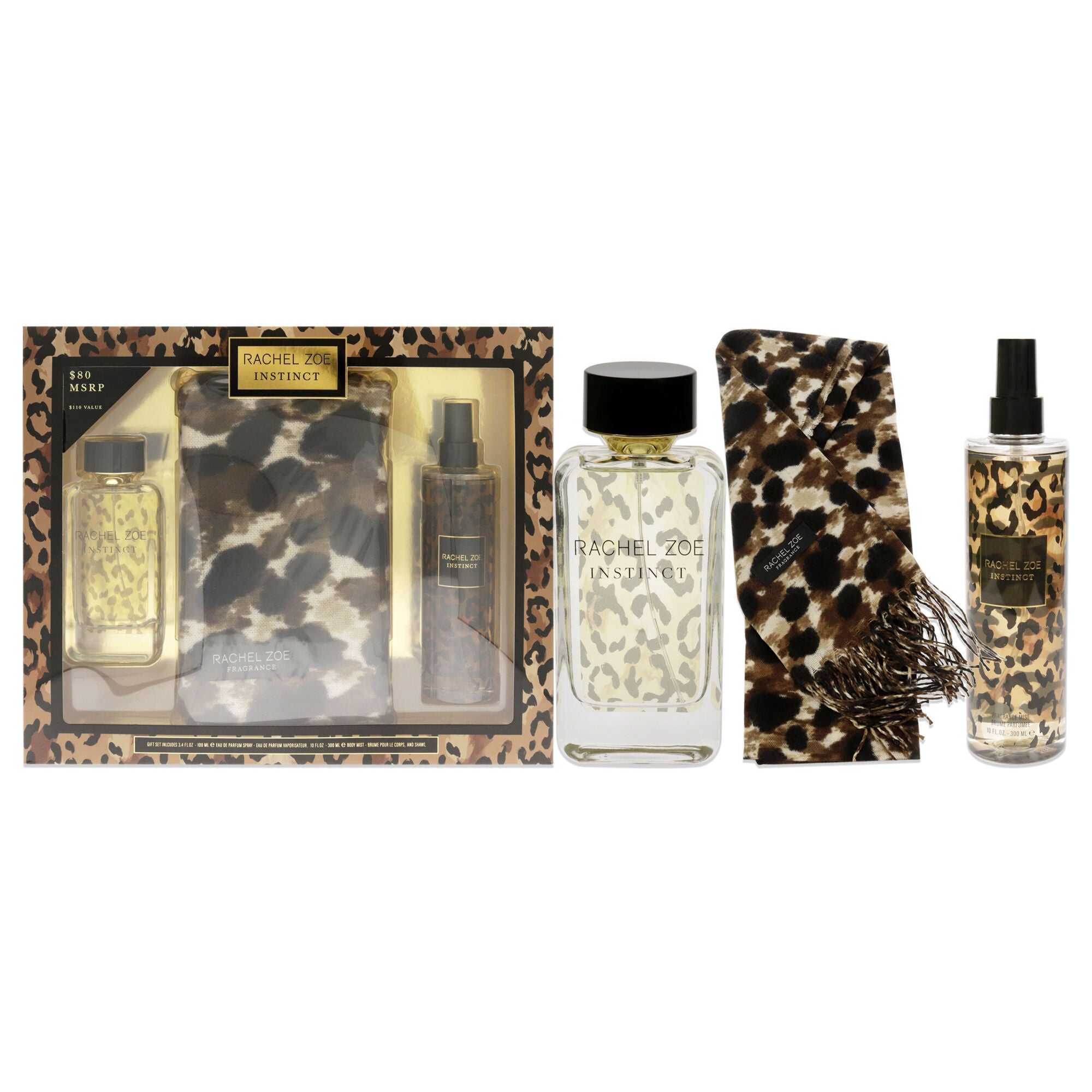 Instinct by Rachel Zoe for Women - 3 Pc Gift Set 3.4oz EDP Spray, Body Mist, Scarf, See Description, hi-res image number 0