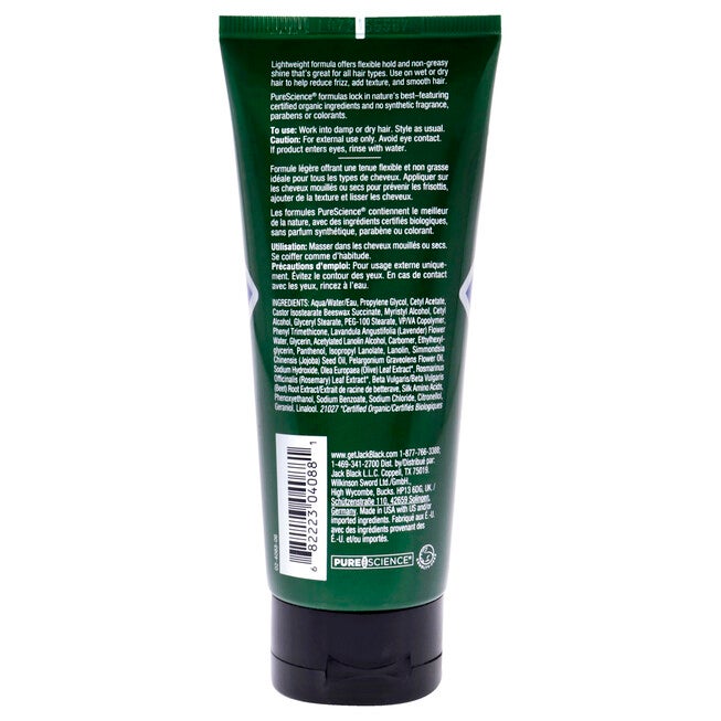 Sleek Finish Texture Cream by Jack Black for Men - 3.4 oz Texturizer, NA, alternate image number null