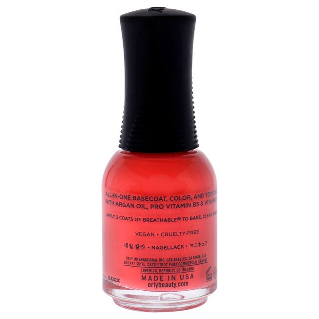 Breathable Treatment Plus Color - 20955 Vitamin Burst by Orly for Women - 0.6 oz Nail Polish, See Description, alternate image number 2
