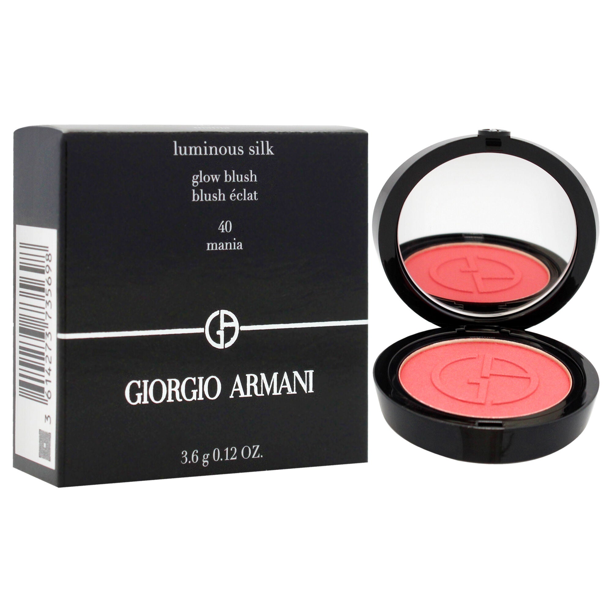Luminous Silk Glow Blush - 40 Mania by Giorgio Armani for Women - 0.12 oz Blush, See Description, alternate image number 2