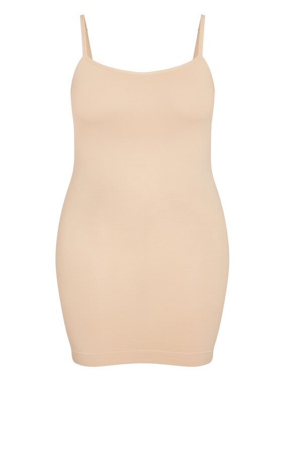 Strappy Seamless Slip - natural, , alternate image number null