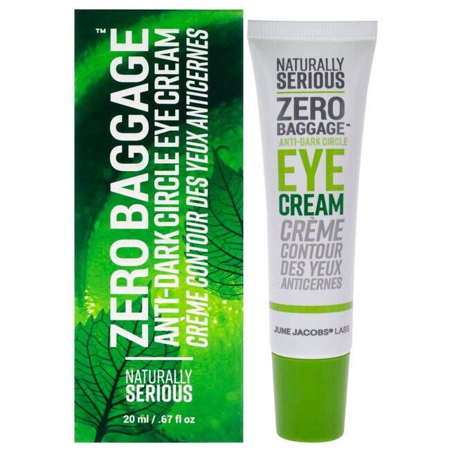 Zero Baggage Anti-Dark Circle Eye Cream by Naturally Serious for Unisex - 0.67 oz Eye Cream, NA, hi-res image number null
