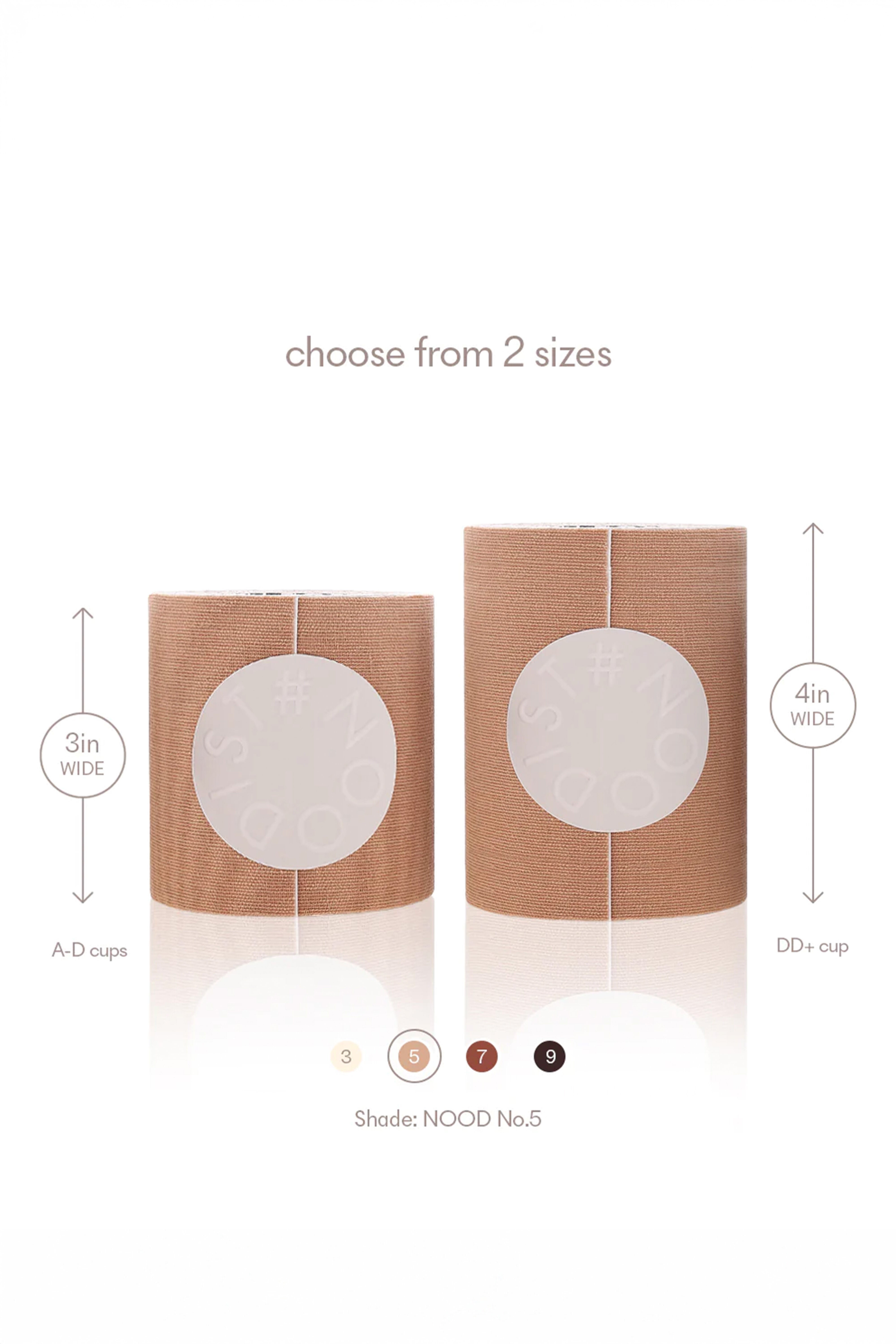 Shape Tape 3 inches Wide Breast Tape, No 5 Soft Tan / Tan, alternate image number 2