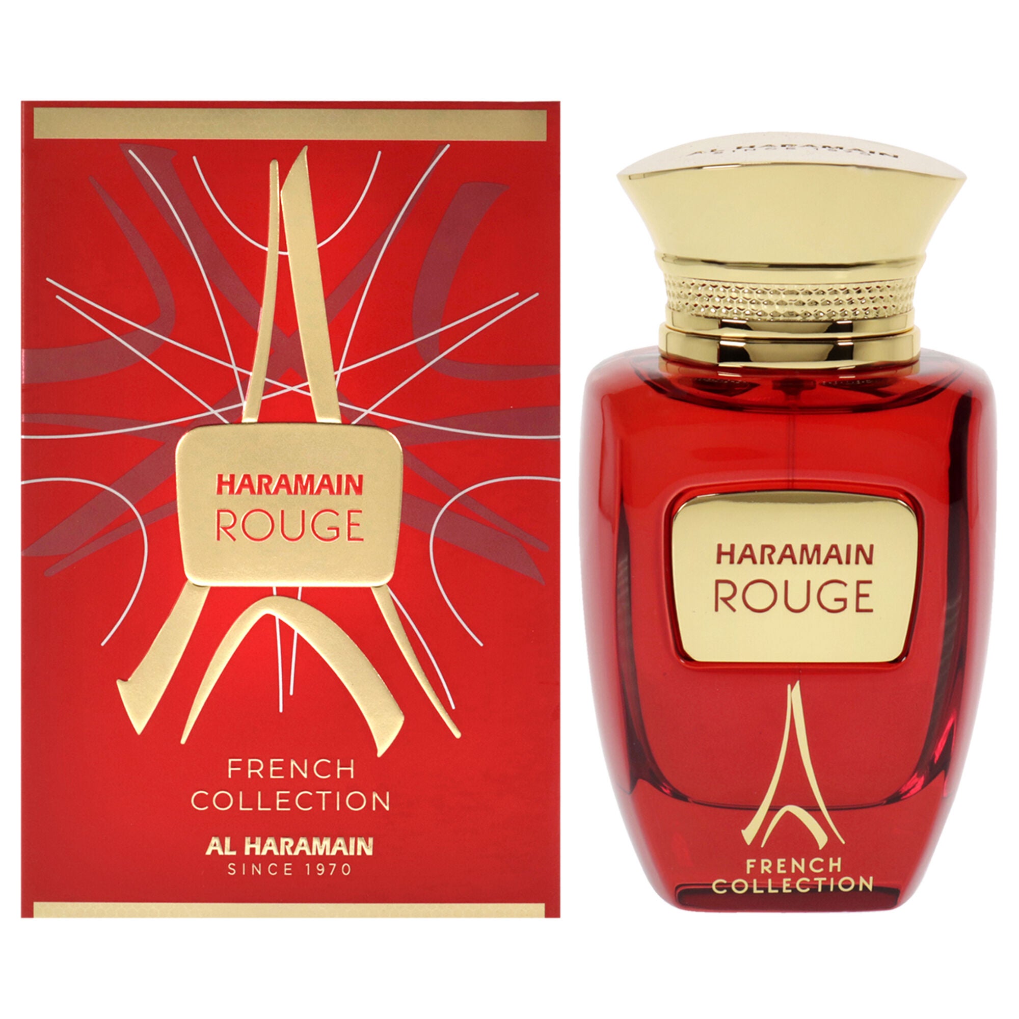 Rouge French Collection by Al Haramain for Unisex - 3.3 oz EDP Spray, See Description, hi-res image number 0