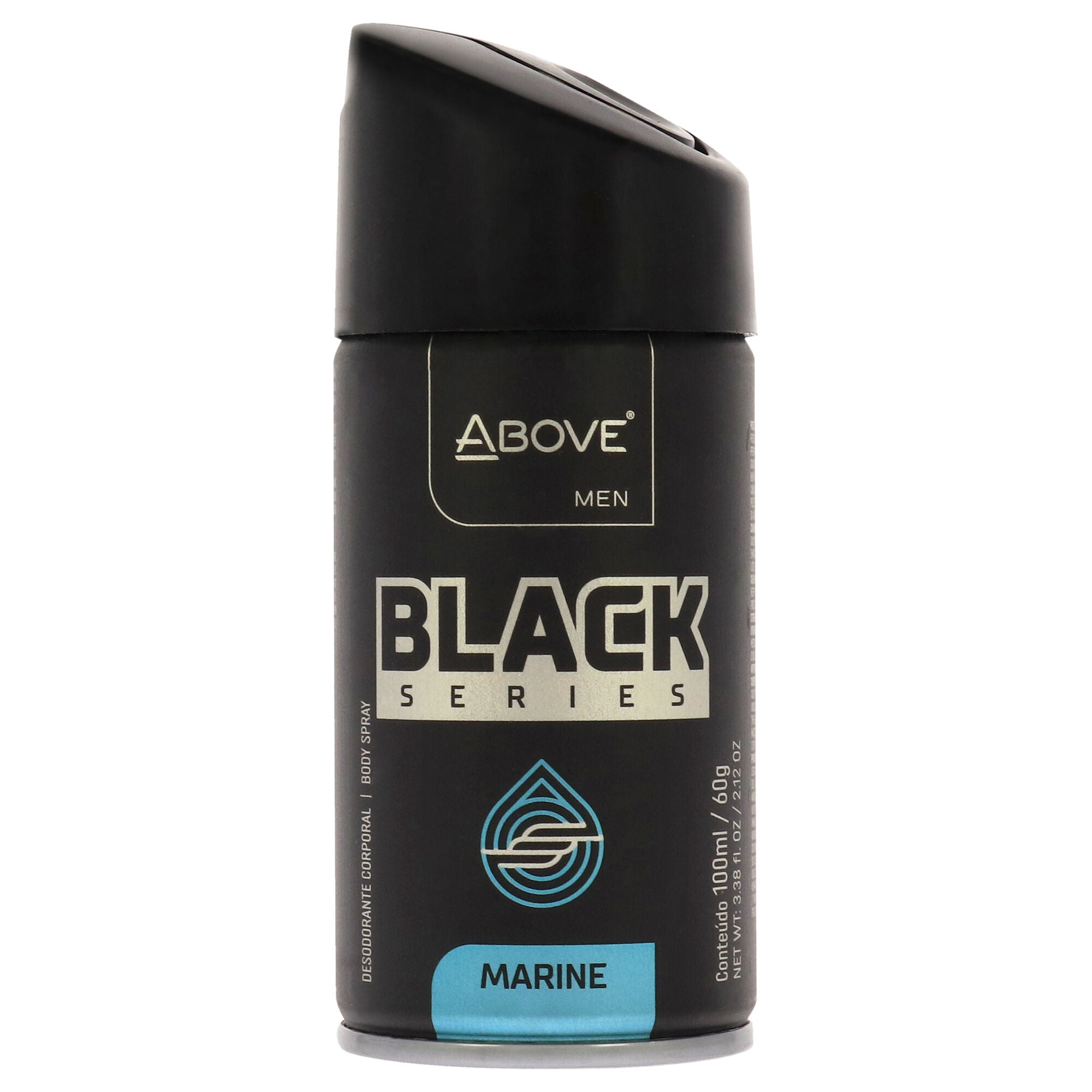 Black Series Deodorant Body Spray - Marine by Above for Men - 3.17 oz Deodorant Spray, See Description, hi-res image number 0