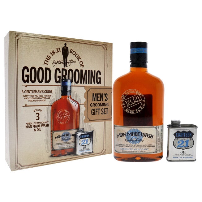 Book of Good Grooming Volume 3 Set - Absolute Mahogany by 18.21 Man Made for Men - 2 Pc, See Description, alternate image number 2