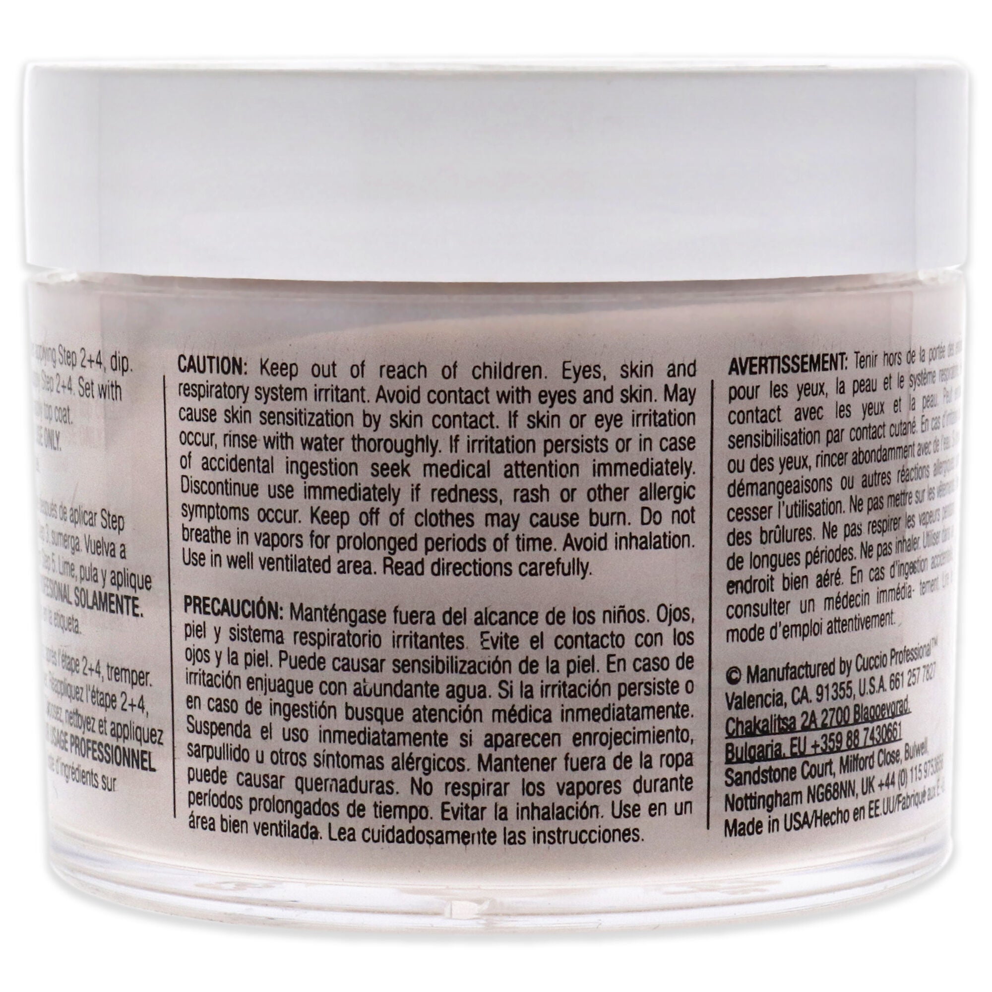 Pro Powder Polish Nail Colour Dip System - Left Wanting More by Cuccio Colour for Women - 1.6 oz Nail Powder, See Description, alternate image number 1
