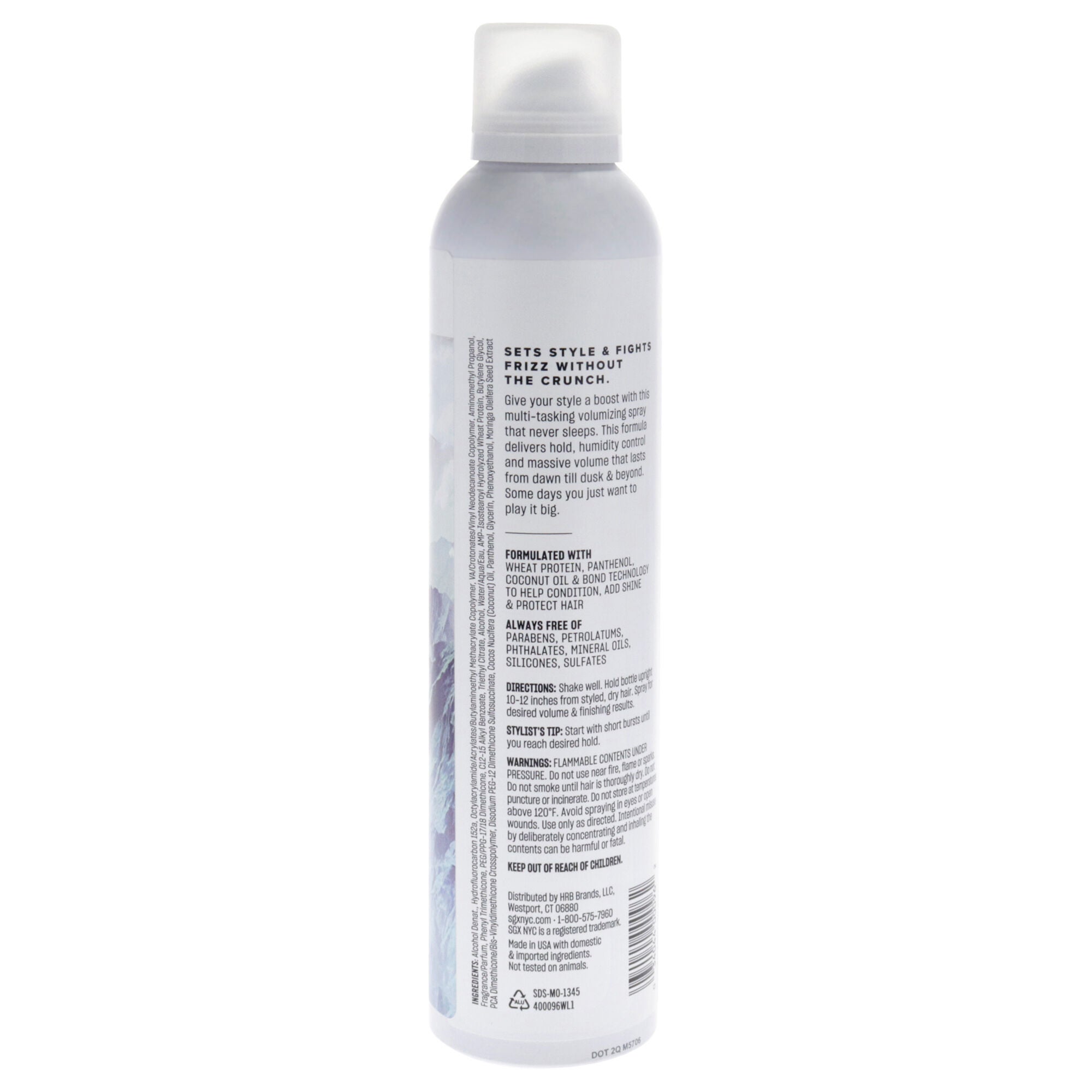 Play it Big Super Hold Big Volume Finishing Spray by SGX NYC for Women - 8.5 oz Hair Spray, See Description, alternate image number 2