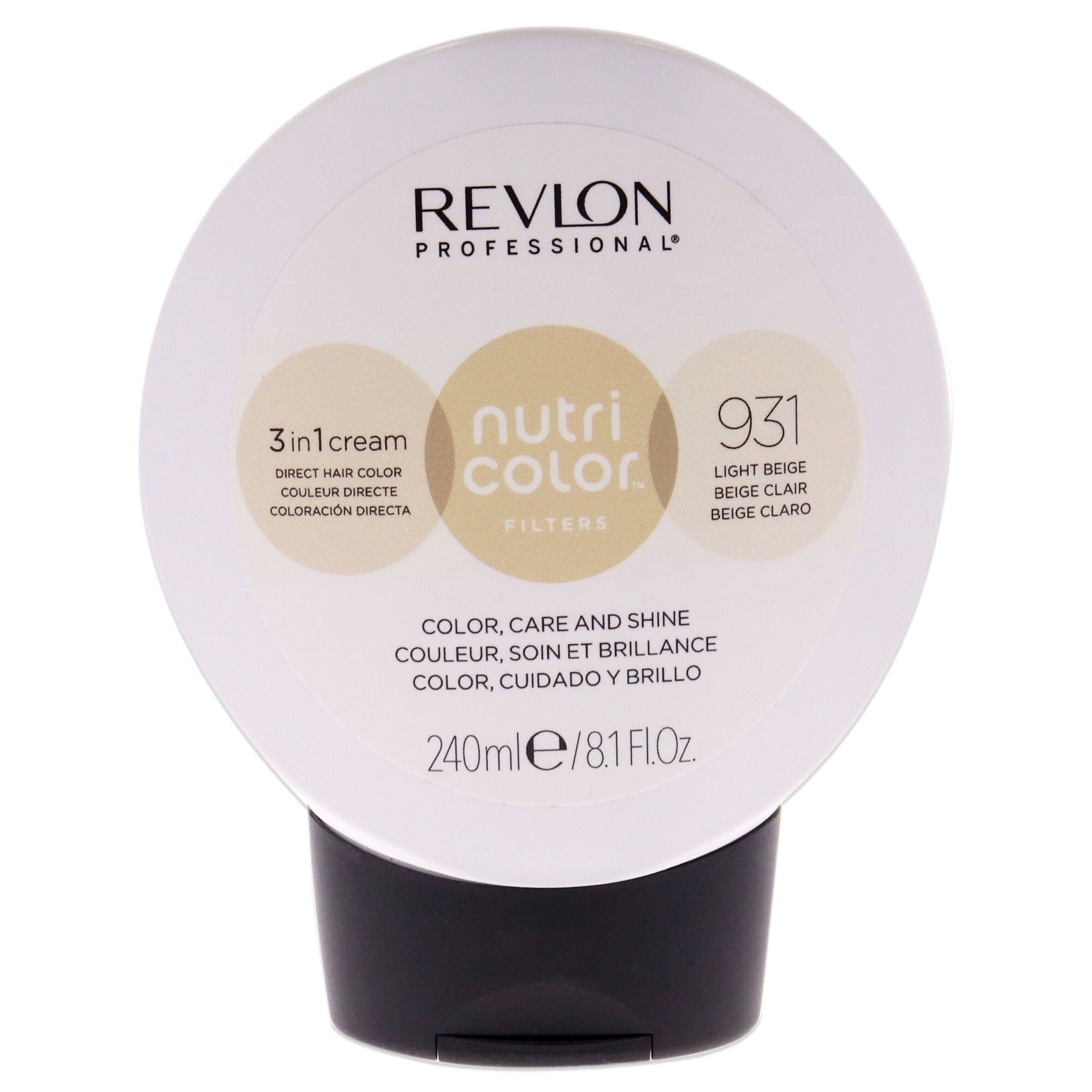 Nutri Color Cream - 931 Light Beige by Revlon for Unisex - 8.1 oz Hair Color, See Description, hi-res image number 0